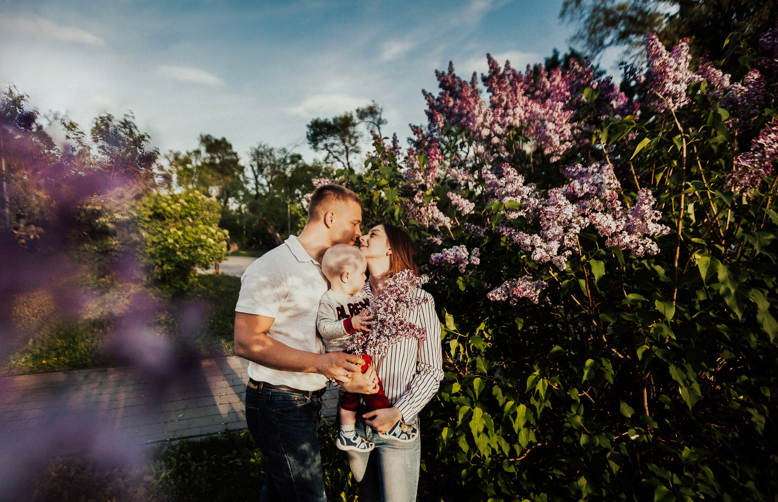 Алина с семьёй. Фотограф Шелудкова Яна, город Тюмень