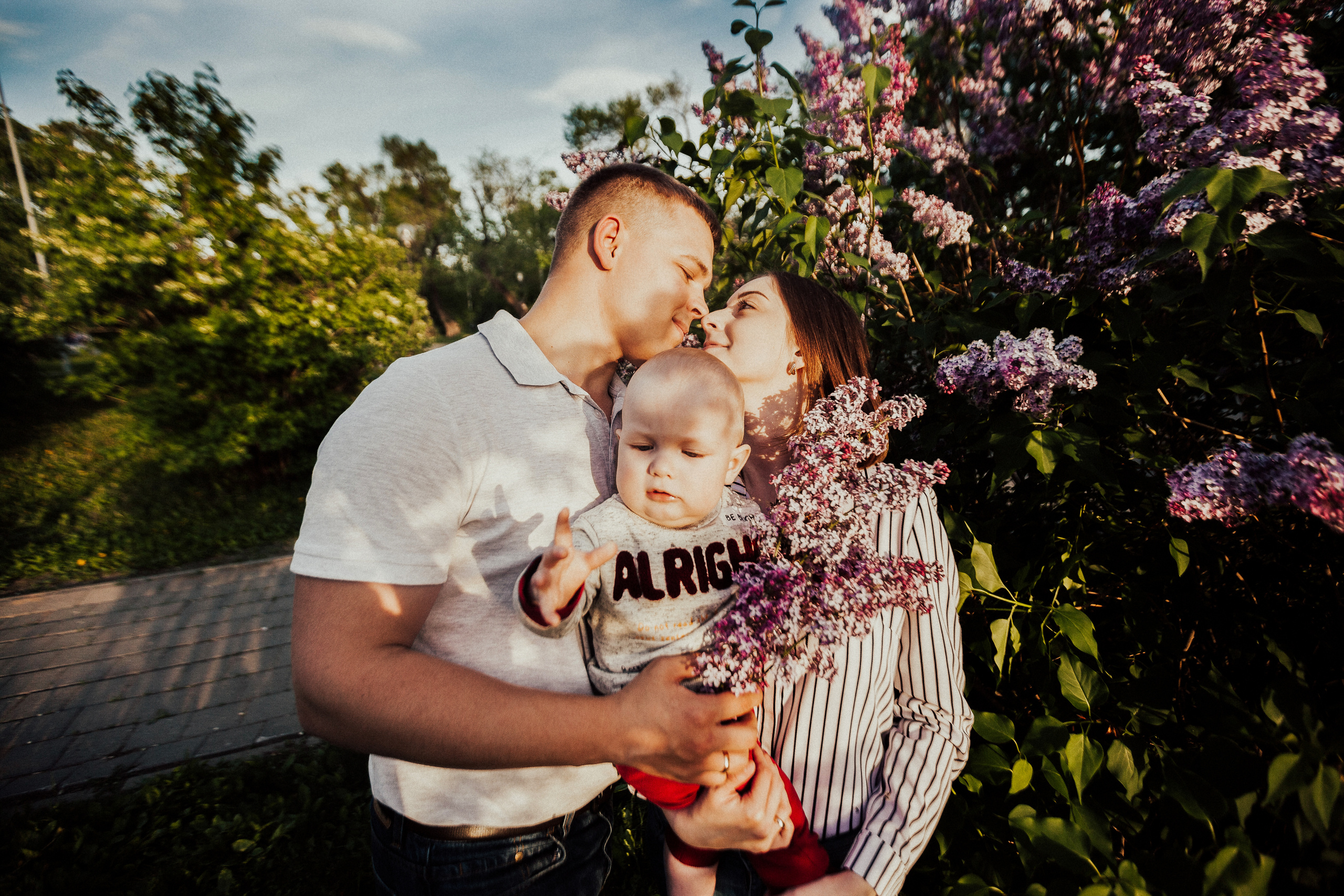 Алина с семьёй. Фотограф Шелудкова Яна, город Тюмень
