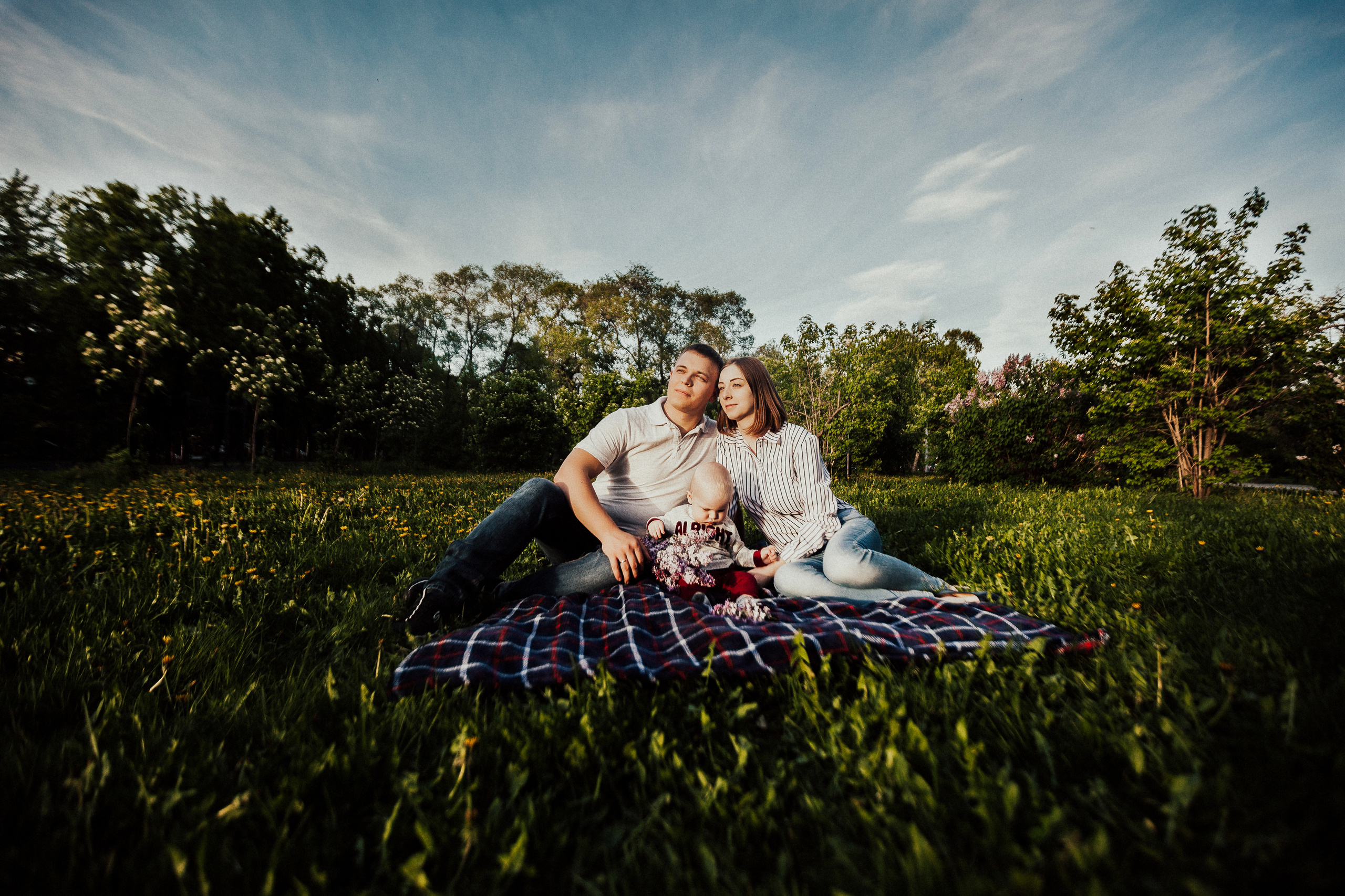 Алина с семьёй. Фотограф Шелудкова Яна, город Тюмень