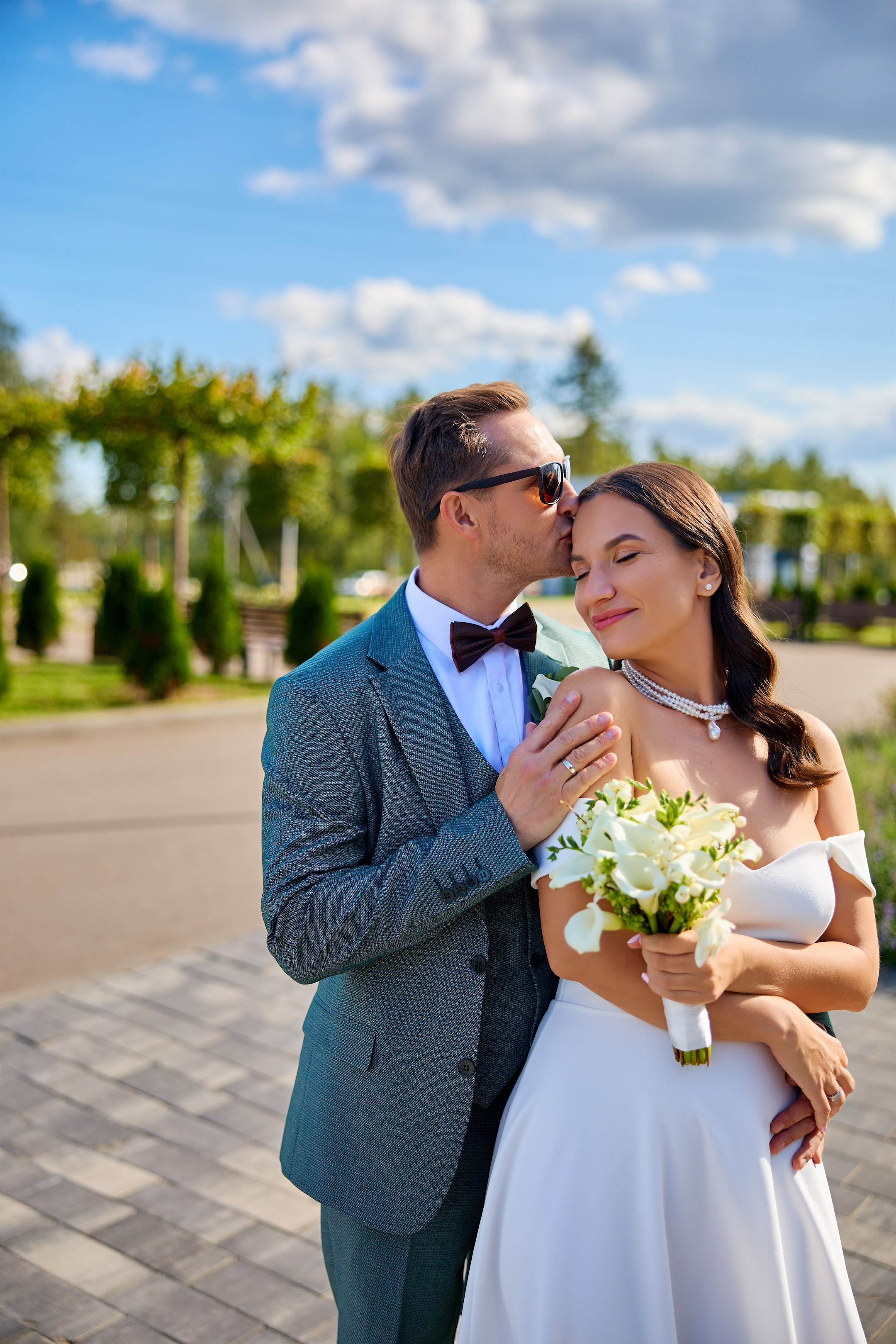Свадебная фотосессия в Кинопарке Москино. Свадебный фотограф Сергей Колбинский