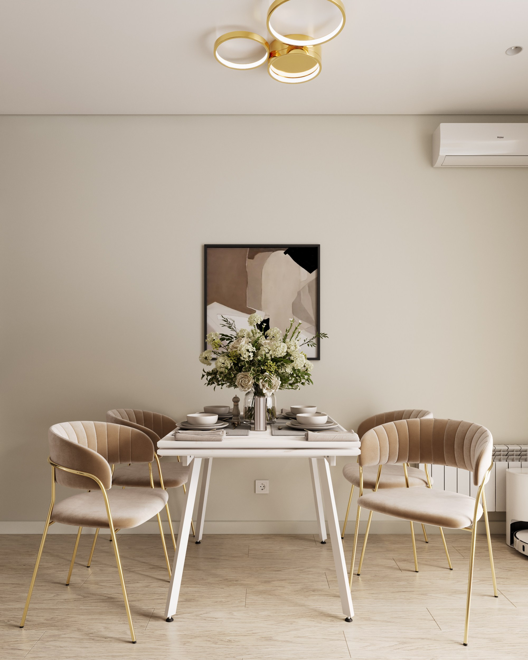 Квартира 70 кв. м. для семьи с ребенком ЖК «Смартполет». Дизайнер интерьеров Ростов-на-Дону Кристина Карпенко