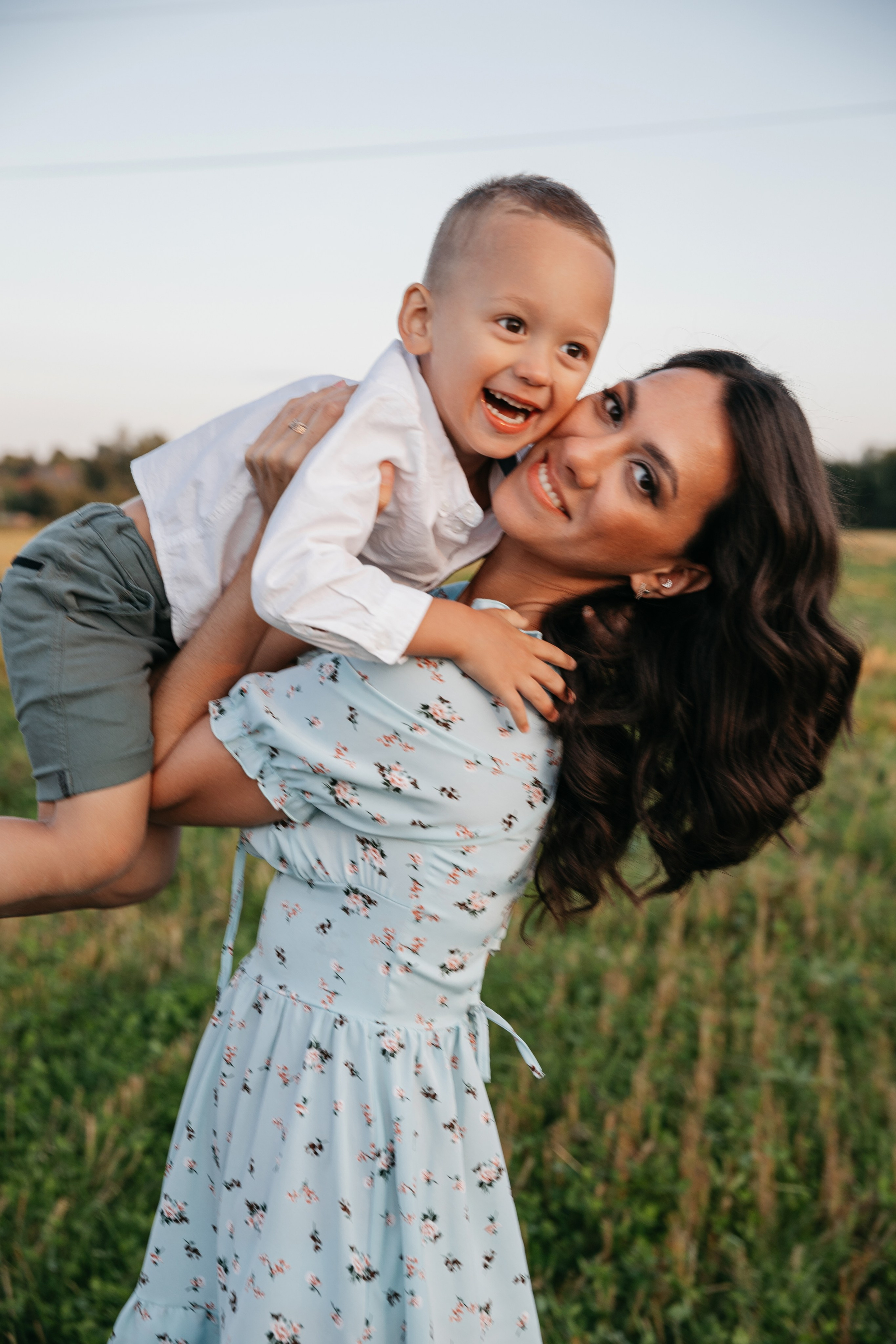 Семейная закатная съемка. Фотограф в Твери Лагодная Яна