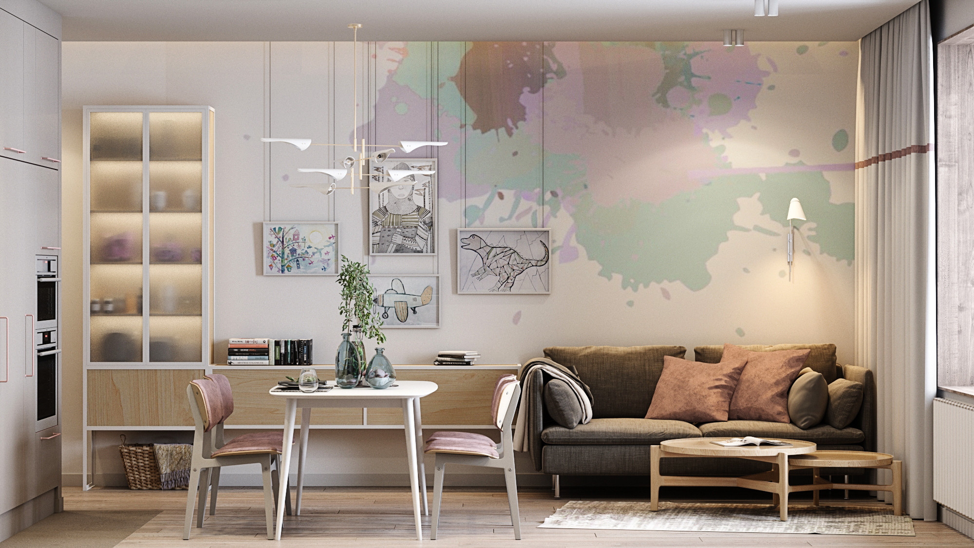 Люмен. Квартира 130 м². Мастерская интерьеров Светланы Куксовой. Дизайн и реализация