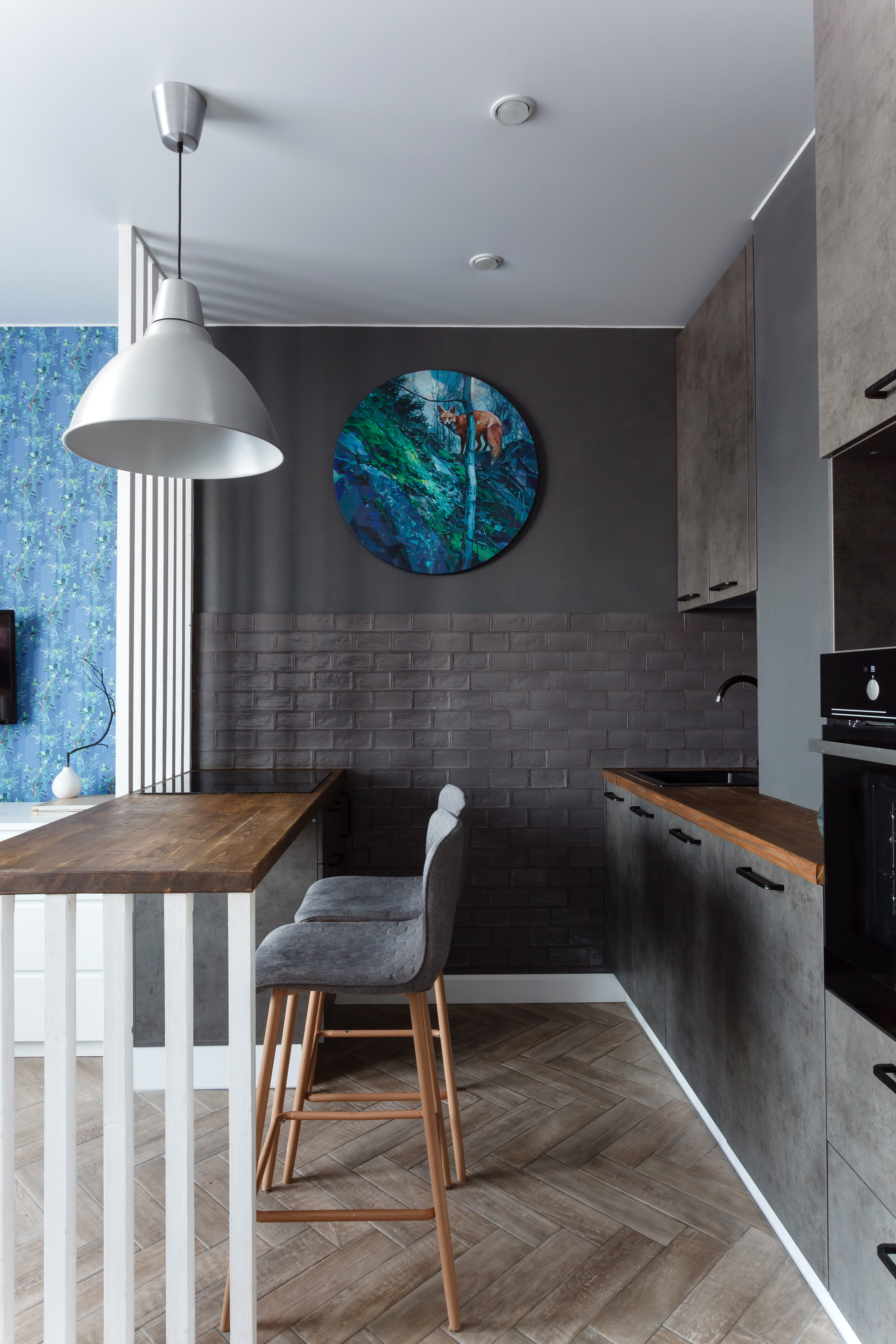 Лисья нора. Квартира-студия 28 м². Мастерская интерьеров Светланы Куксовой. Дизайн и реализация