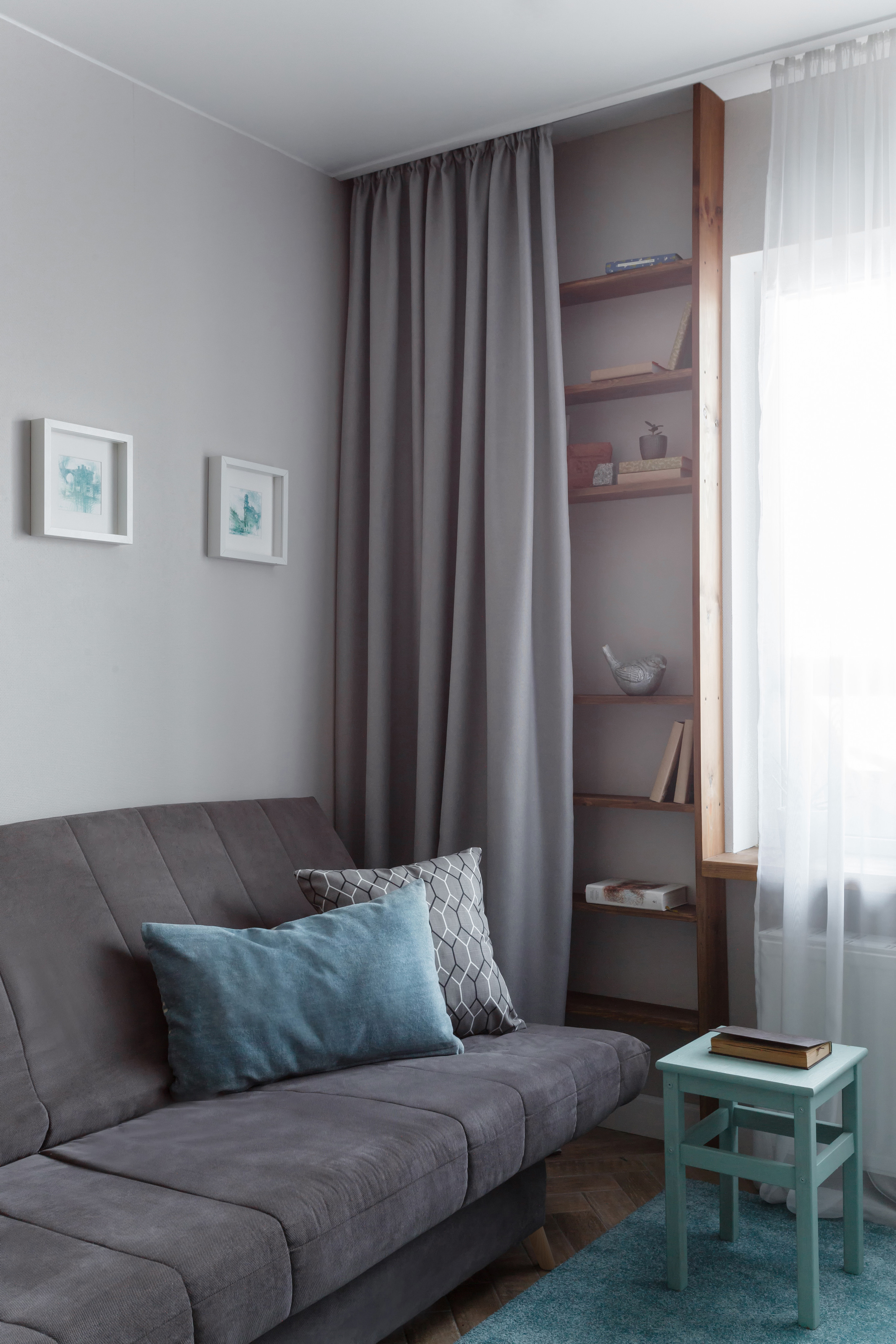 Лисья нора. Квартира-студия 28 м². Мастерская интерьеров Светланы Куксовой. Дизайн и реализация