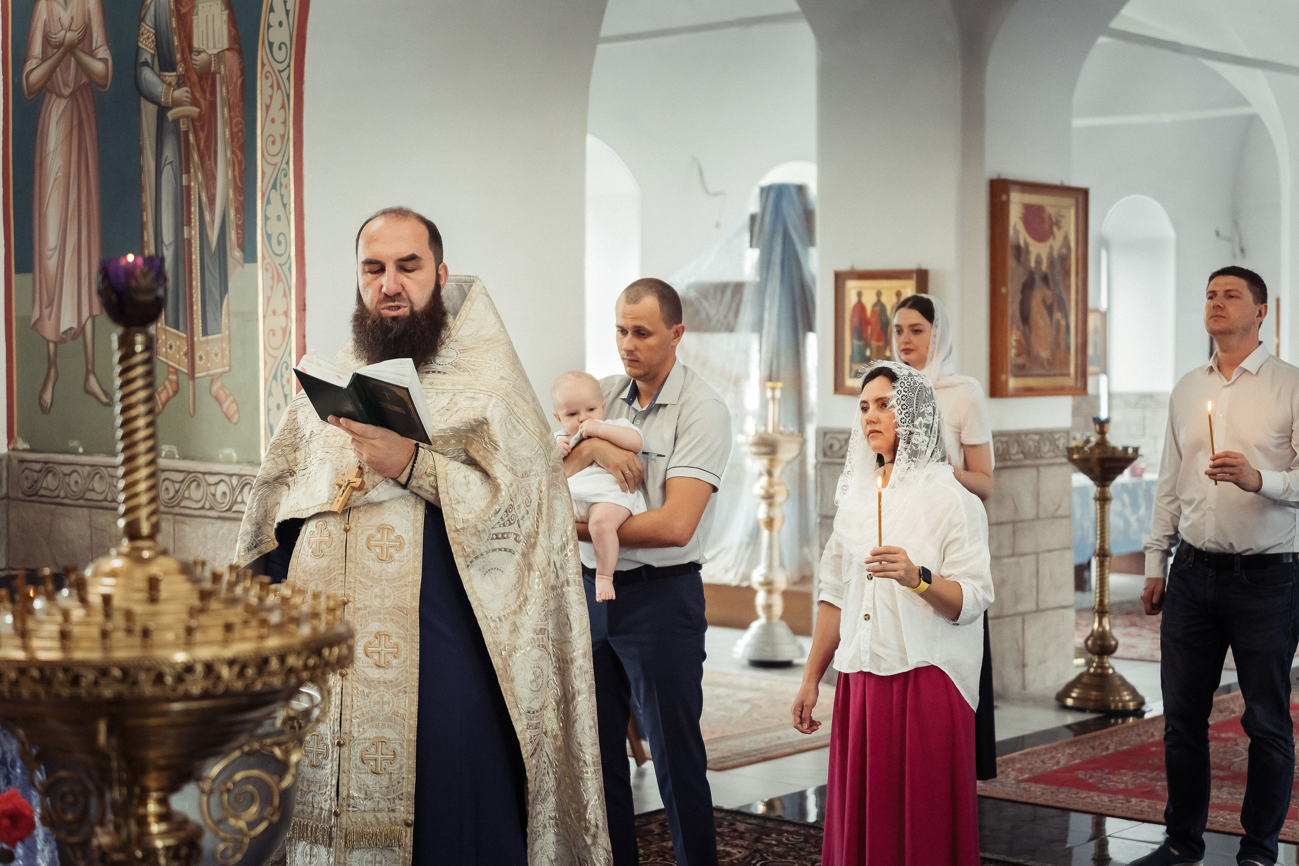 Съемка таинств крещения в Воронеже. Фотограф для семей и экспертов в г. Воронеж Ирина Круглова