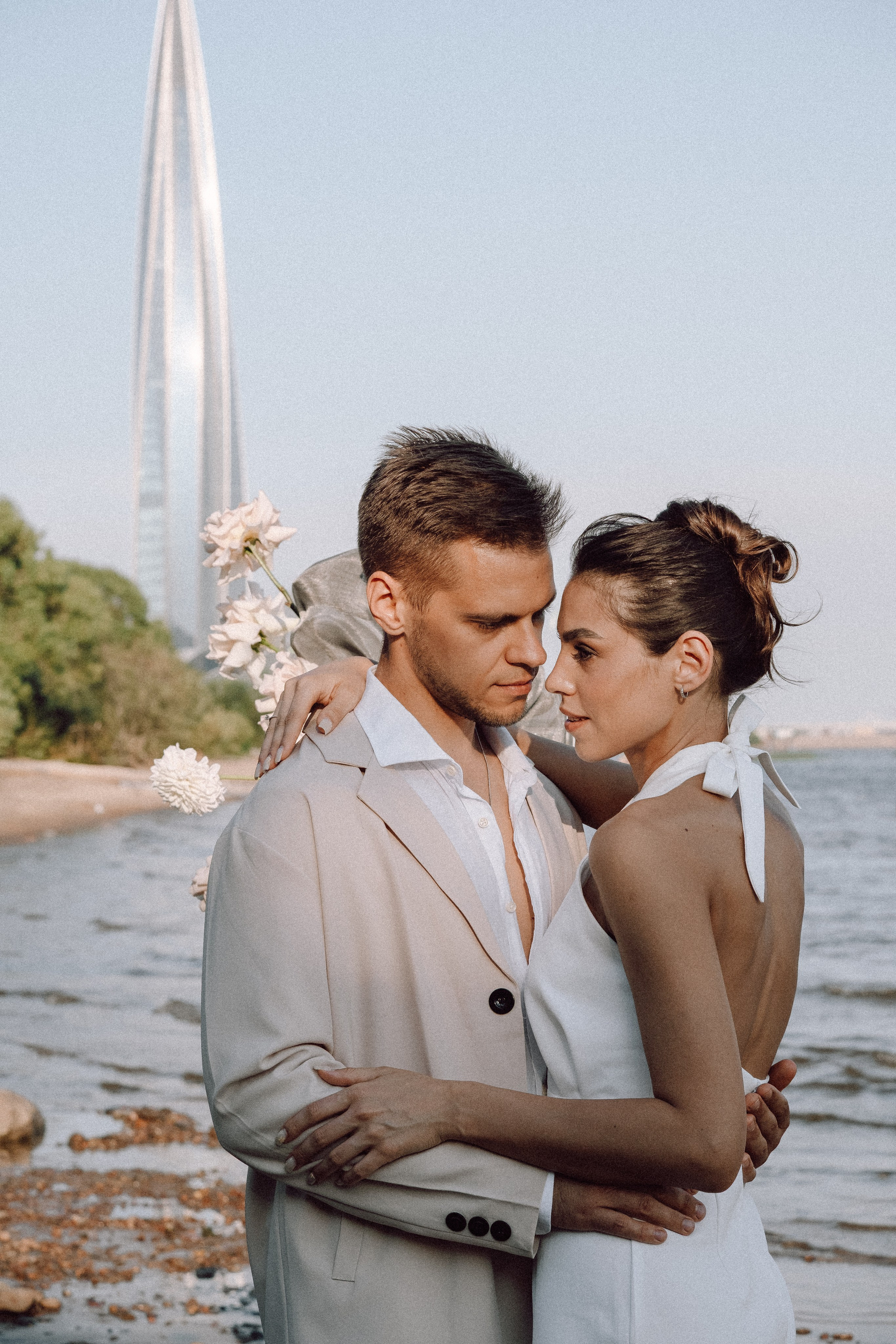 СВАДЕБНАЯ ФОТОСЕССИЯ ВЫЕЗДНОЙ ЦЕРЕМОНИИ (ФИНСКИЙ ЗАЛИВ). Профессиональный фотограф, Санкт-Петербург — Виктория Богомолова