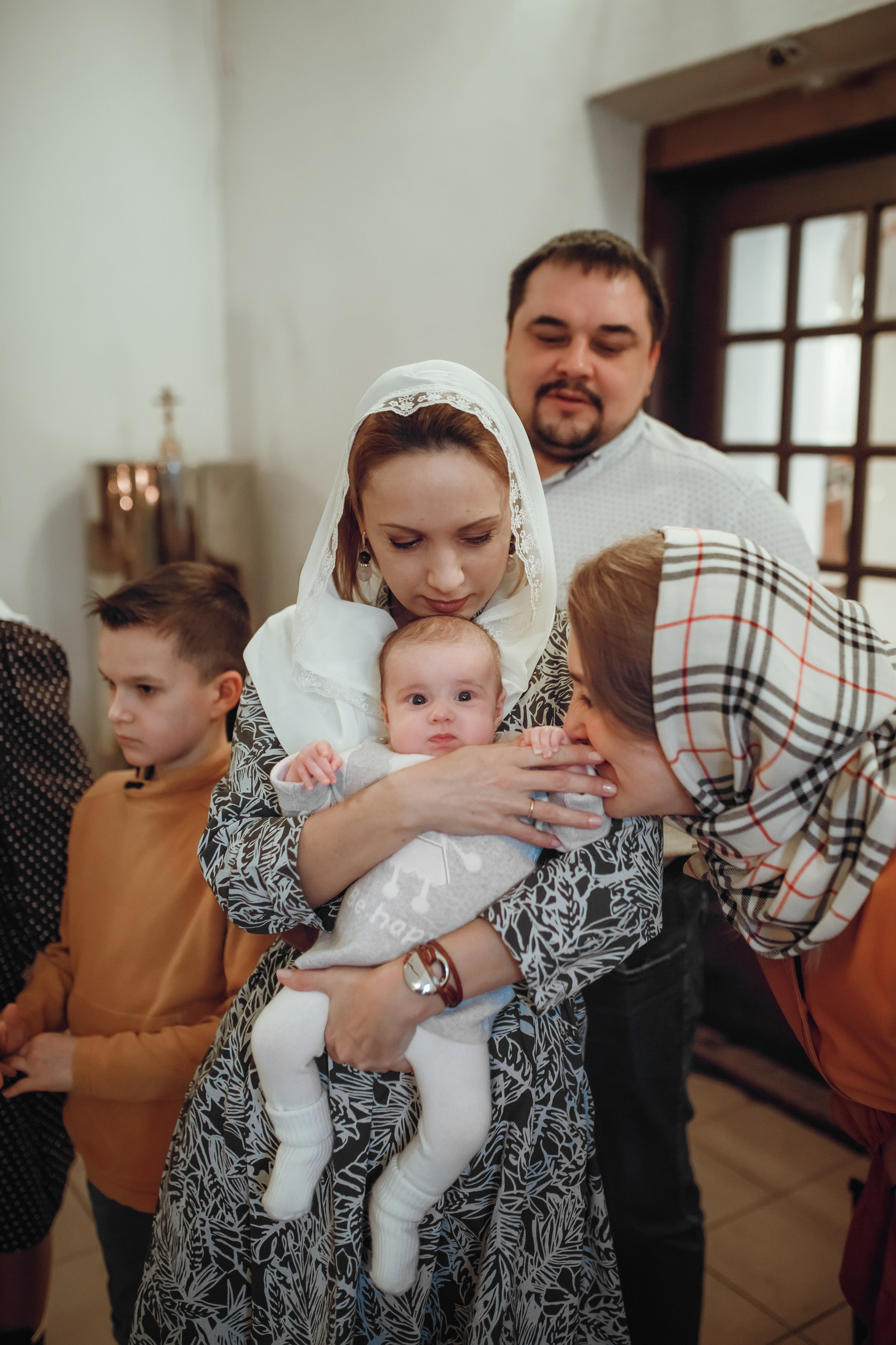 Крещение Дарьи. Фотограф на Крещение, семейный фотограф в Москве