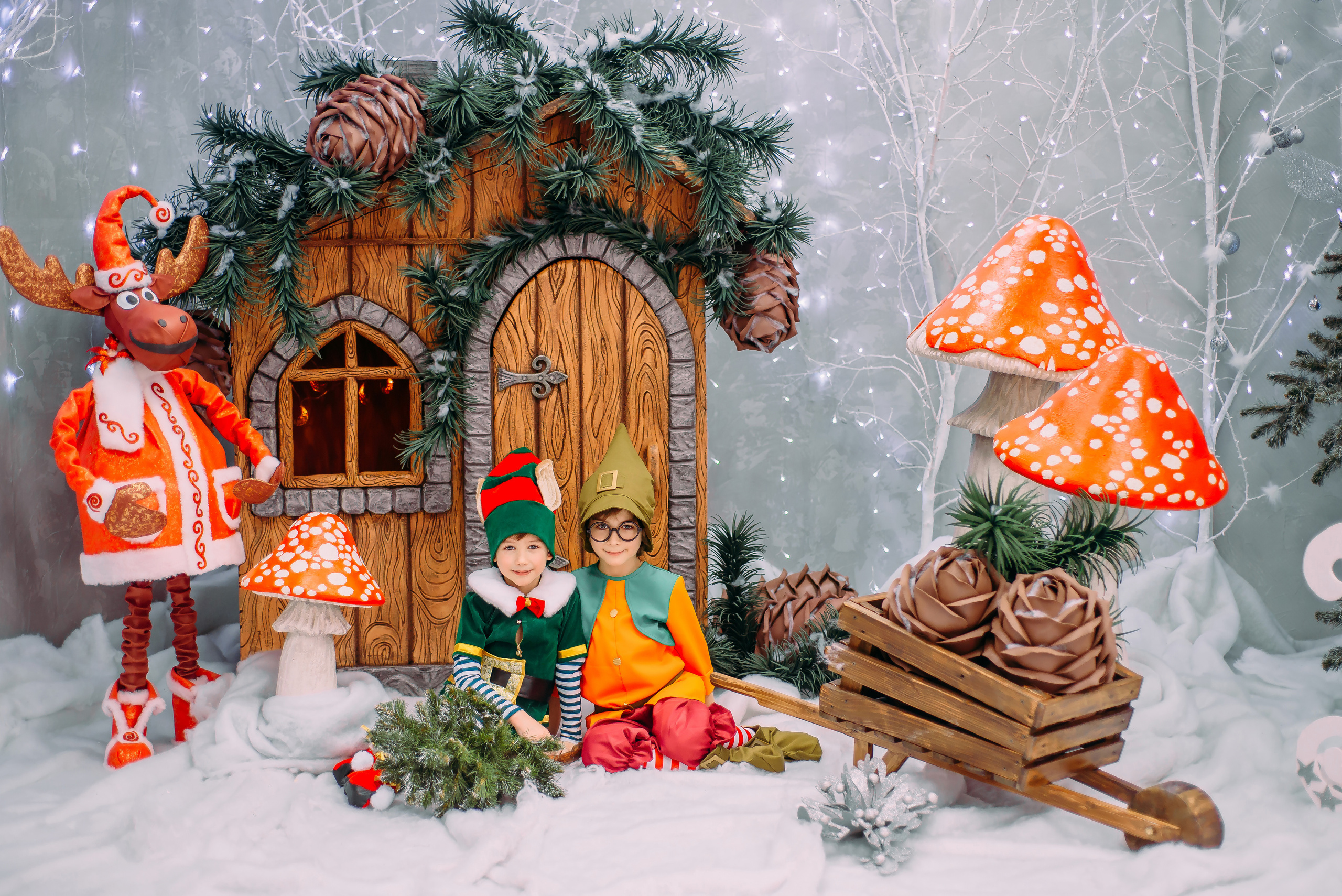 Гномик и Эльф. Детский и семейный фотограф Эльмира Веселова