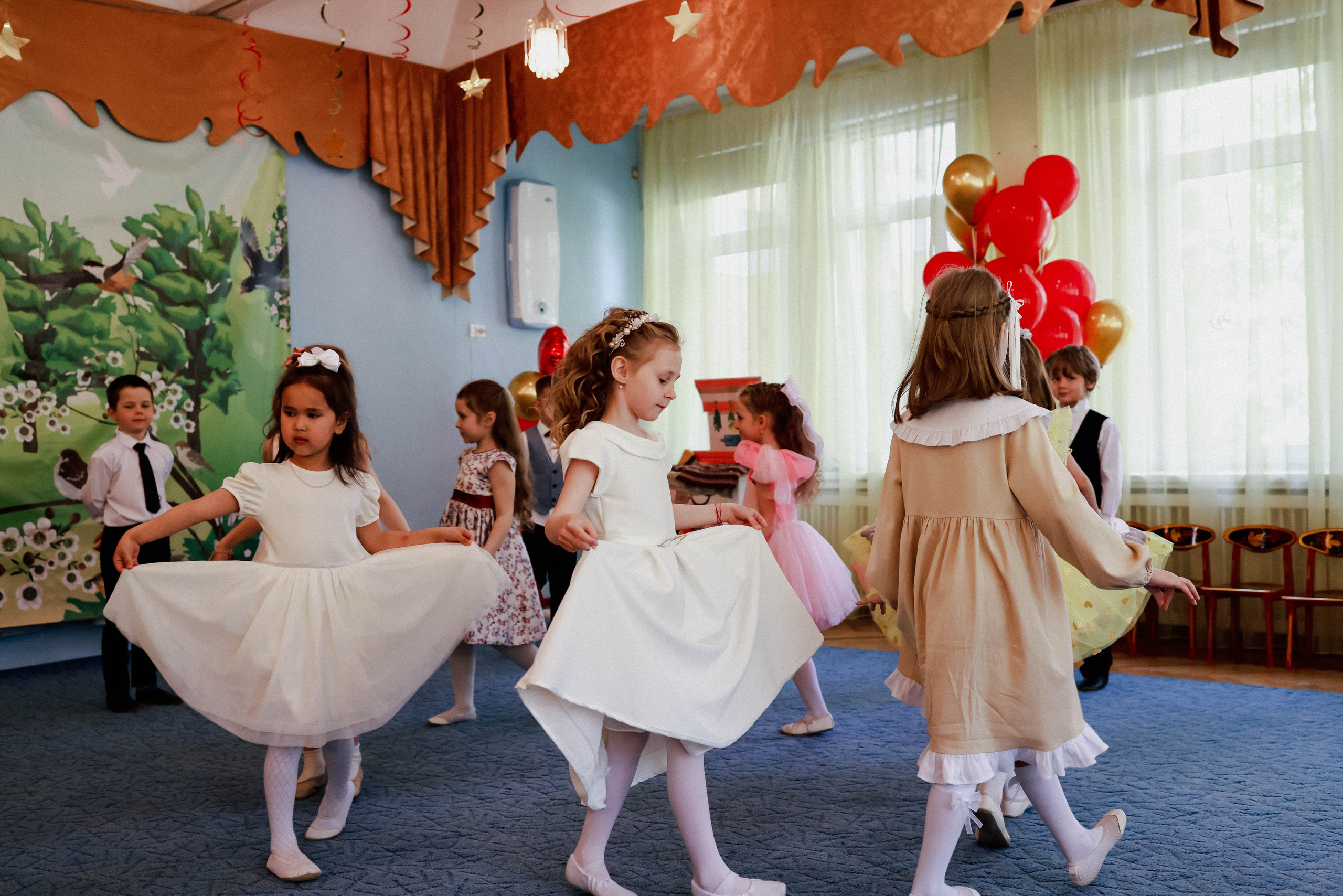 Выпускной в детском саду. Съемки для жителей и гостей Петербурга