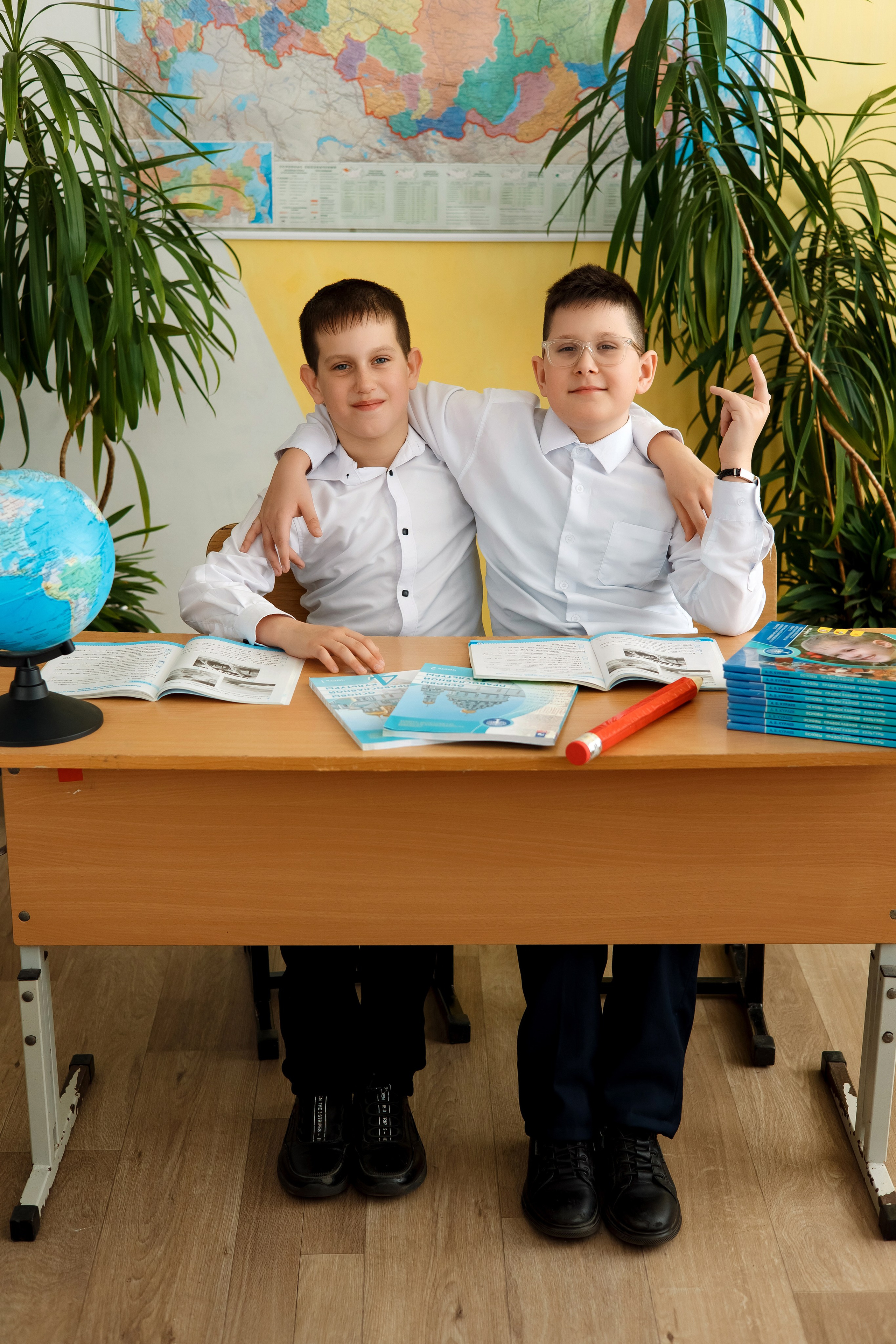 4 класс с. Барабаш. Фотограф Любовь Корниенко, Примоский край