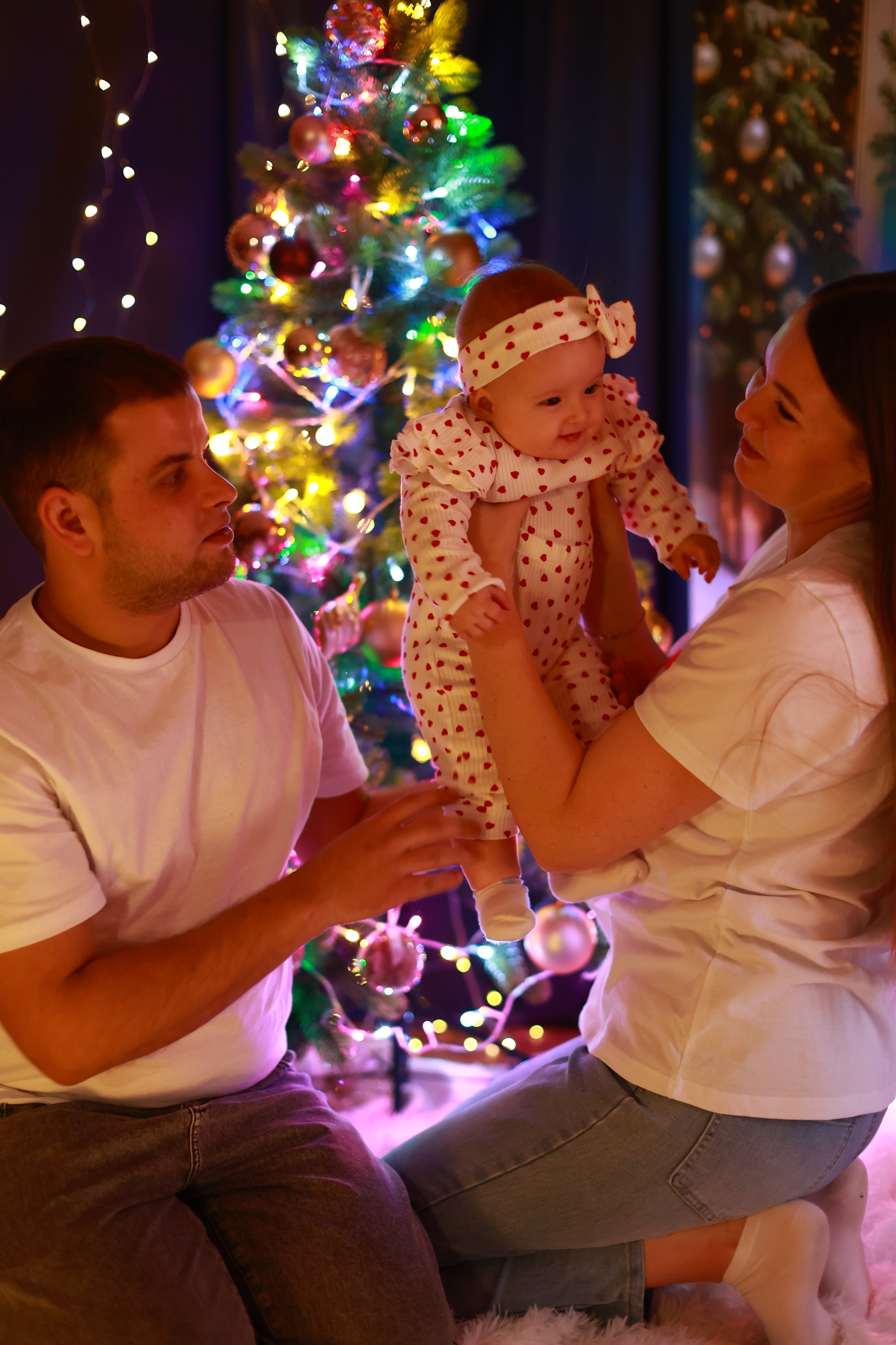 Новогодняя семья. Фотолаборатория Ваниль