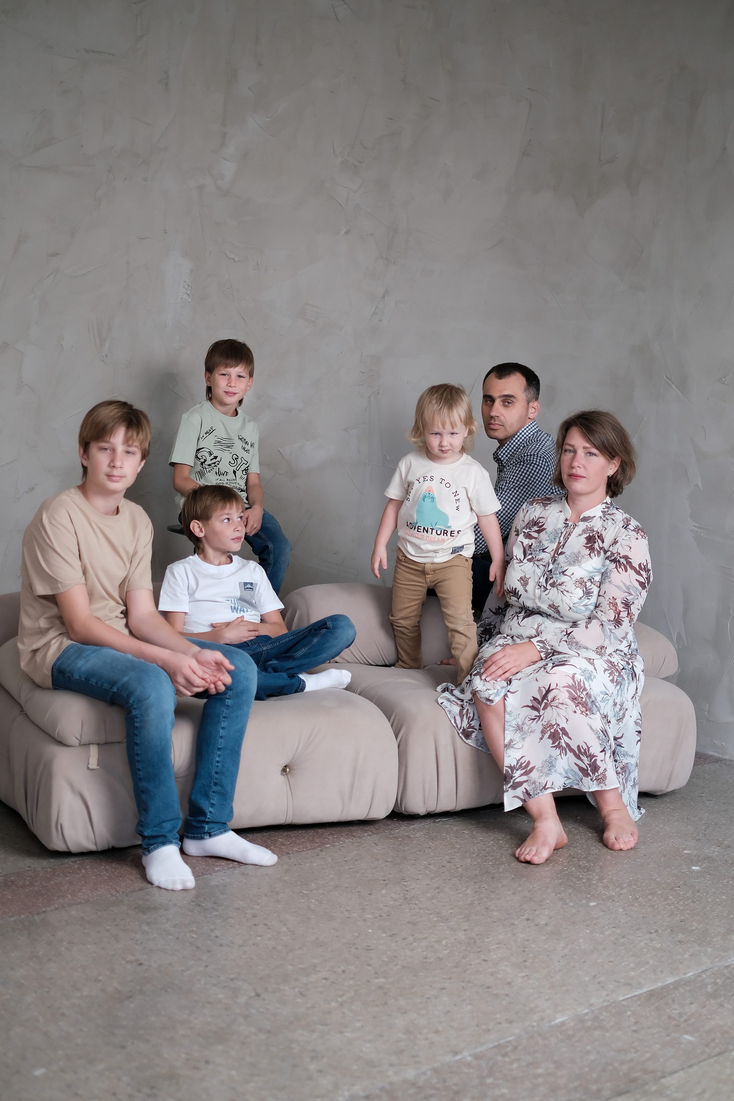 Большая дружная семья. Светлана и Вячеслав. Фотограф в Барнауле и на Алтае Маша Савова