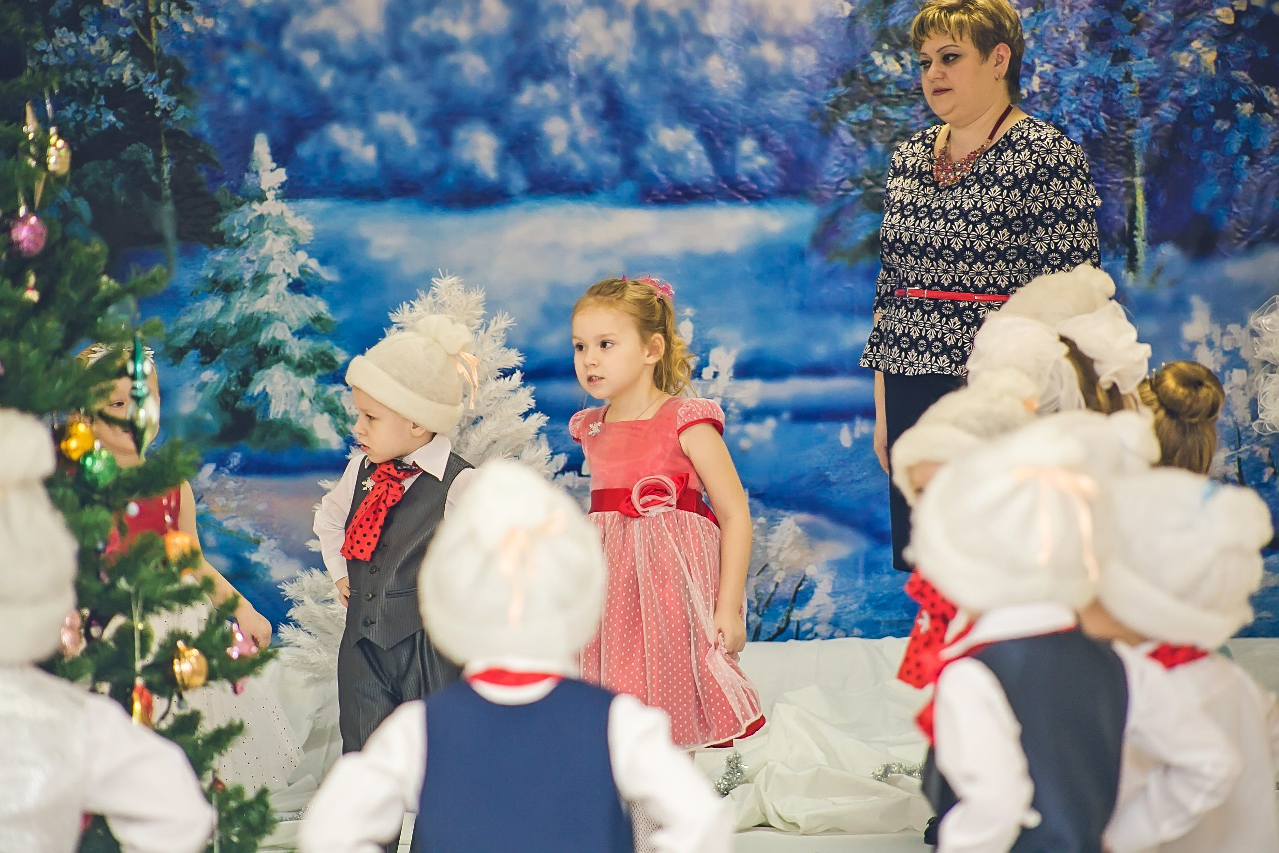 Новый год в саду. Семейный и детский фотограф в Нижнем Новгороде