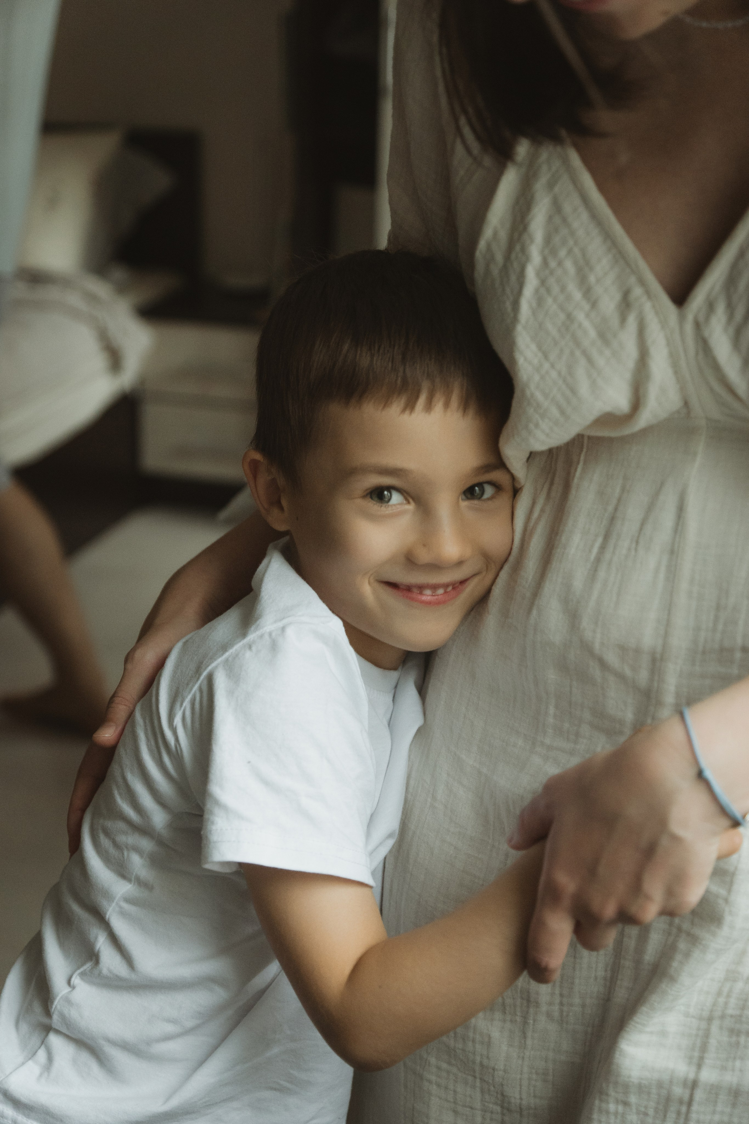 Домашняя съемка для семьи Ирины и Ивана. Портретный и семейный фотограф в Санкт-Петербурге Чугунова Анастасия