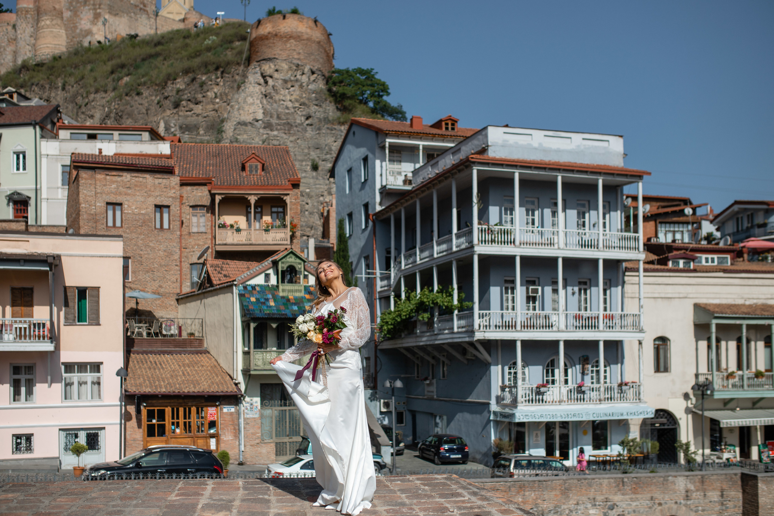 Свадьба для двоих в старом Тбилиси. Свадебный фотограф в Крыму и Севастополе Ольга Баскакова