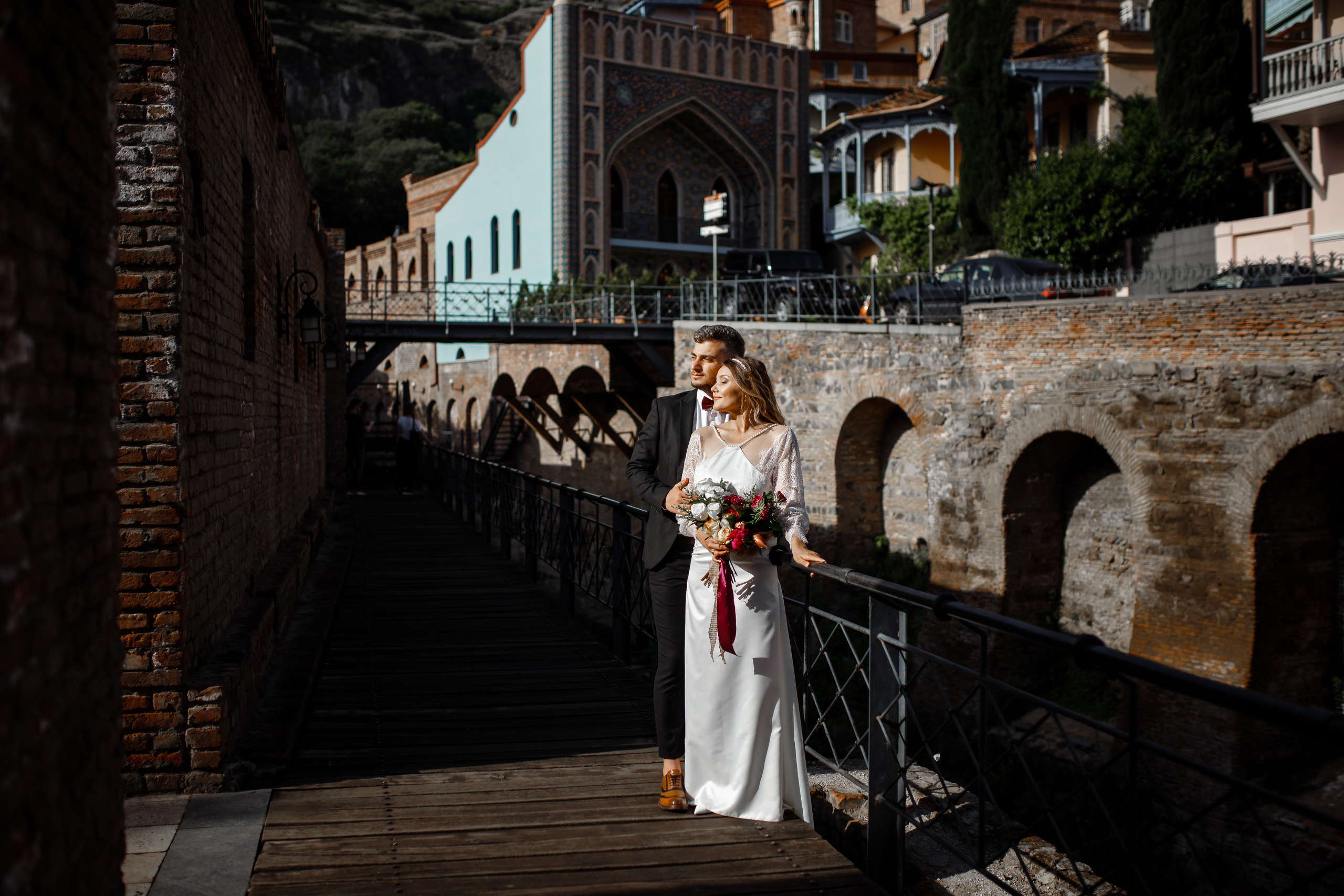 Свадьба для двоих в старом Тбилиси. Свадебный фотограф в Крыму и Севастополе Ольга Баскакова