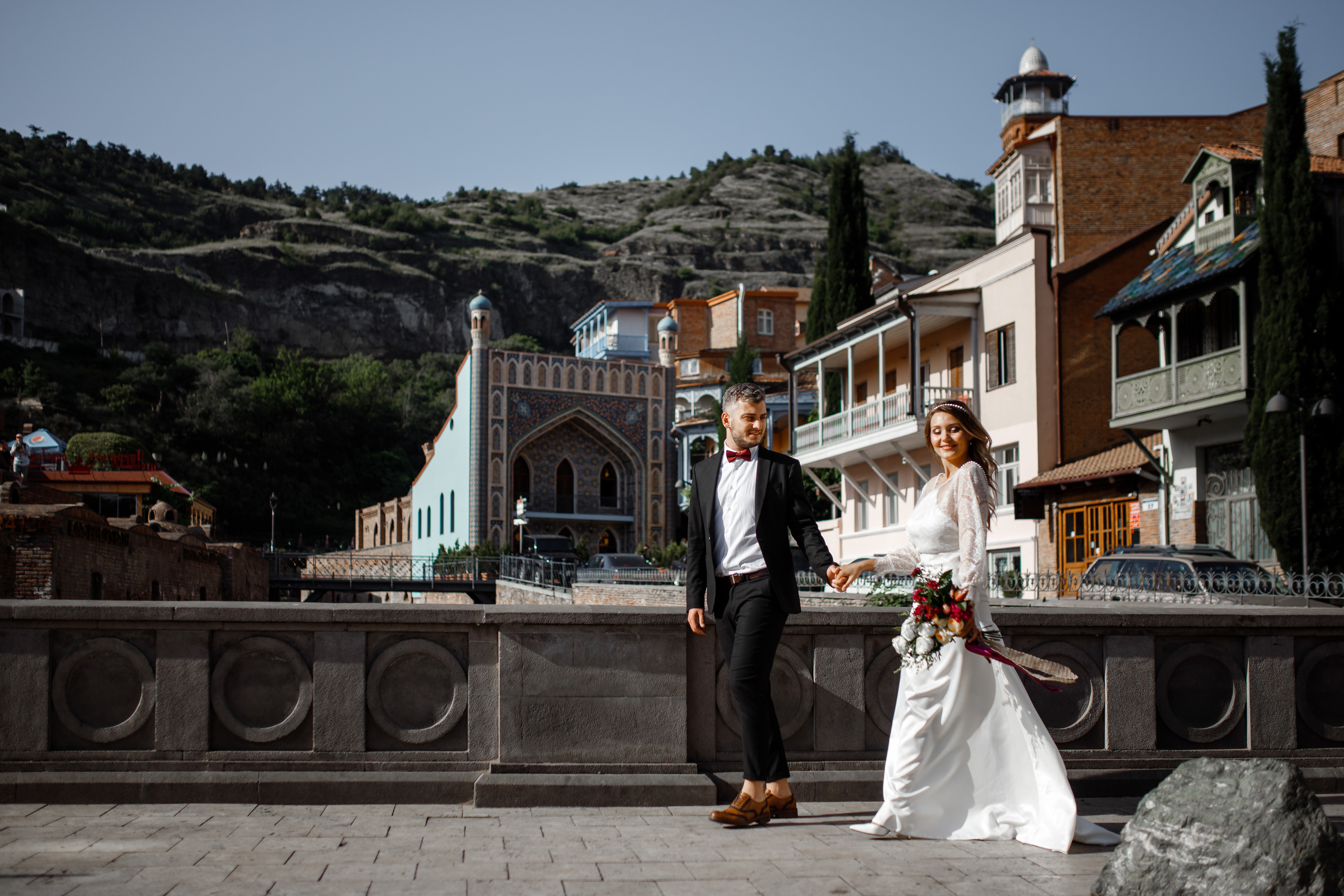 Свадьба для двоих в старом Тбилиси. Свадебный фотограф в Крыму и Севастополе Ольга Баскакова