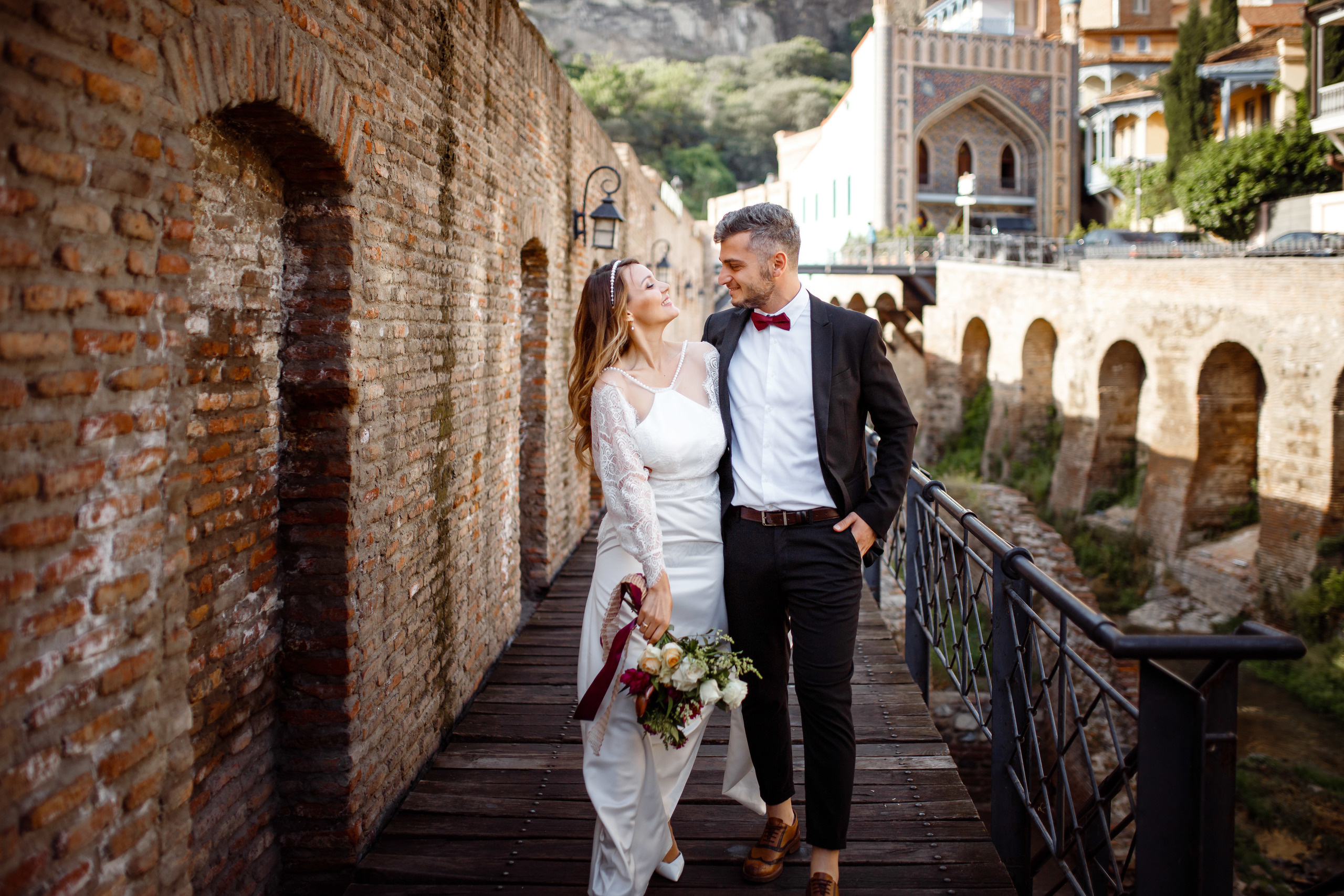 Свадьба для двоих в старом Тбилиси. Свадебный фотограф в Крыму и Севастополе Ольга Баскакова