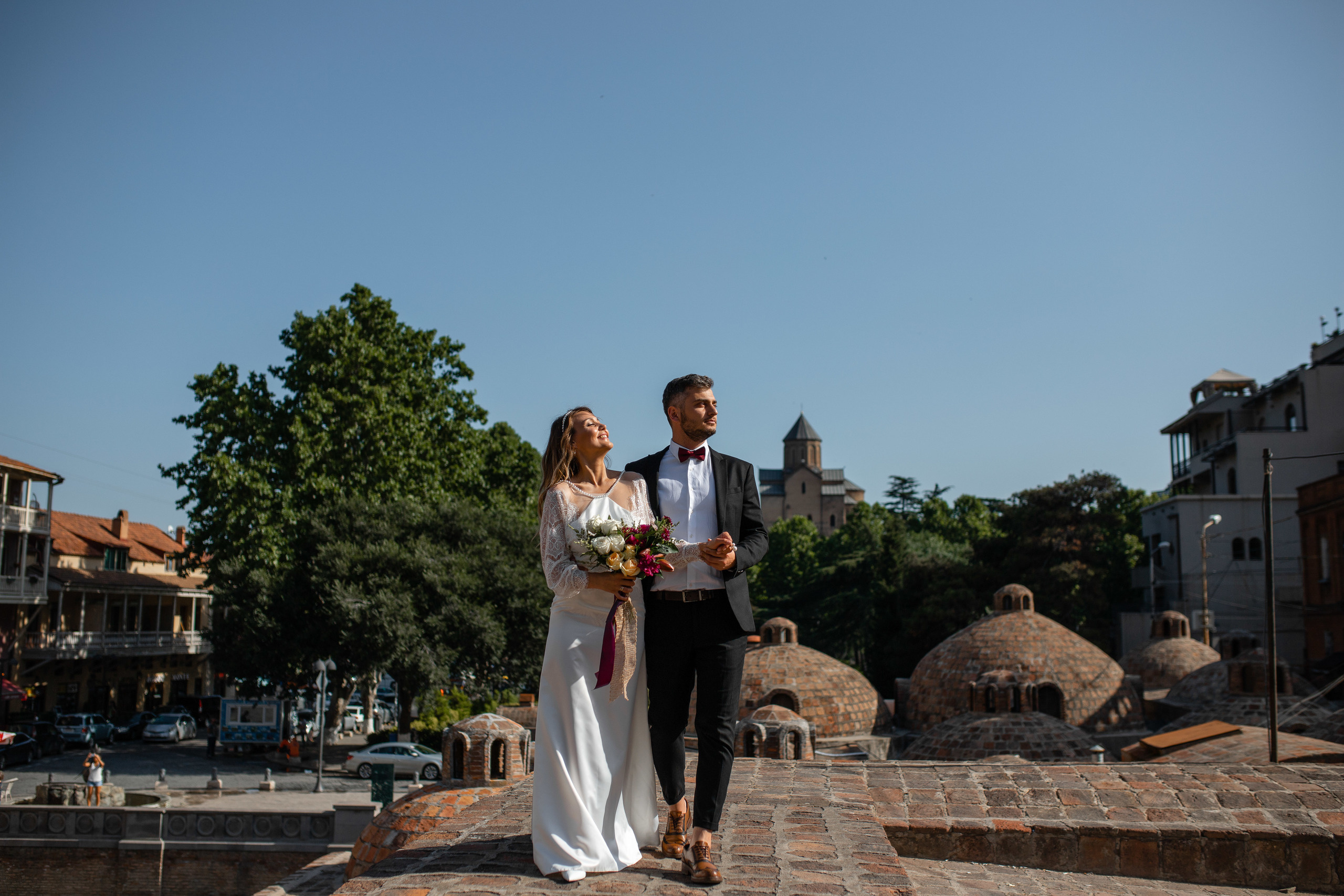 Свадьба для двоих в старом Тбилиси. Свадебный фотограф в Крыму и Севастополе Ольга Баскакова