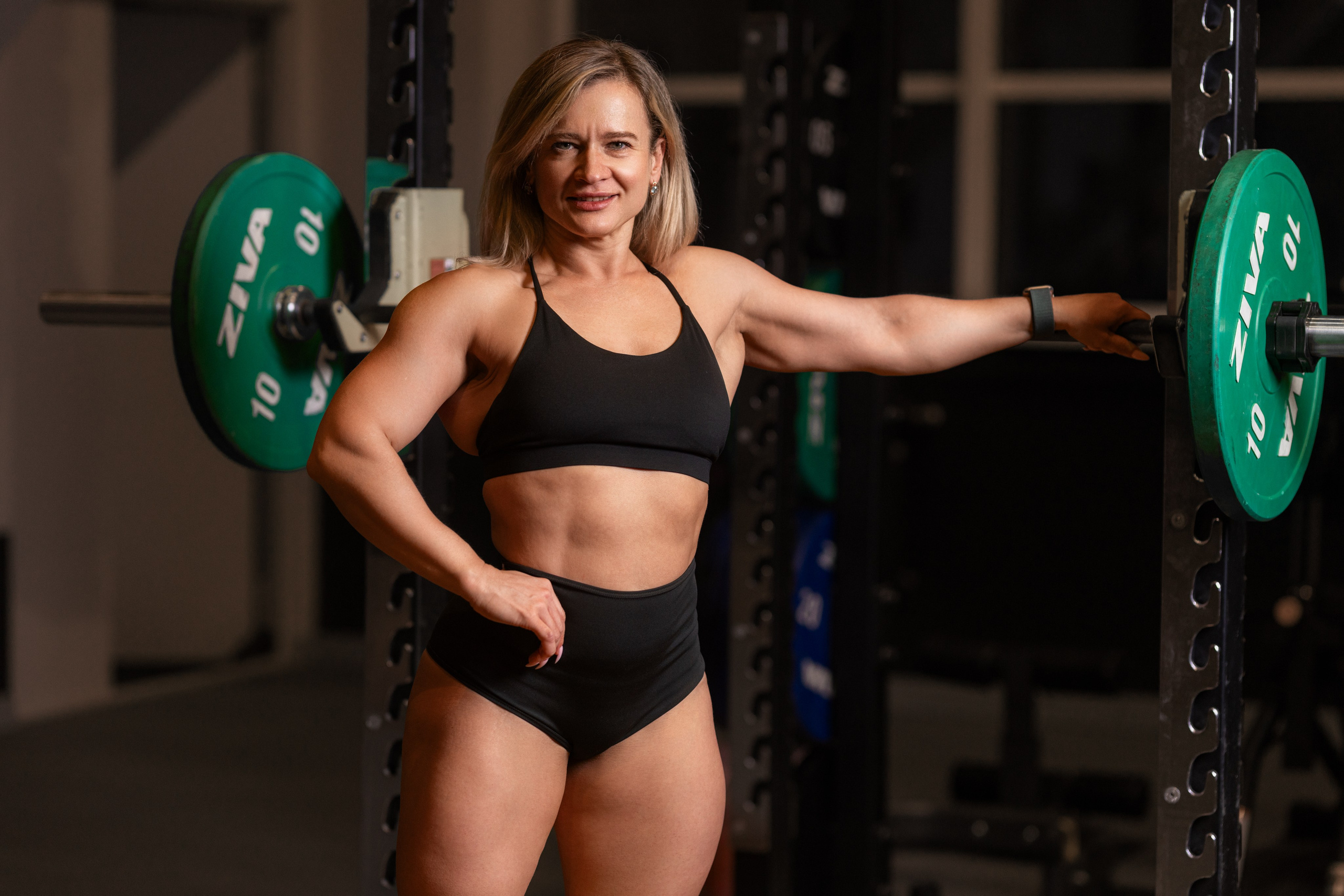 Групповой фотосъемка в тренажерном зале в Воронеже для тренера и его подопечных