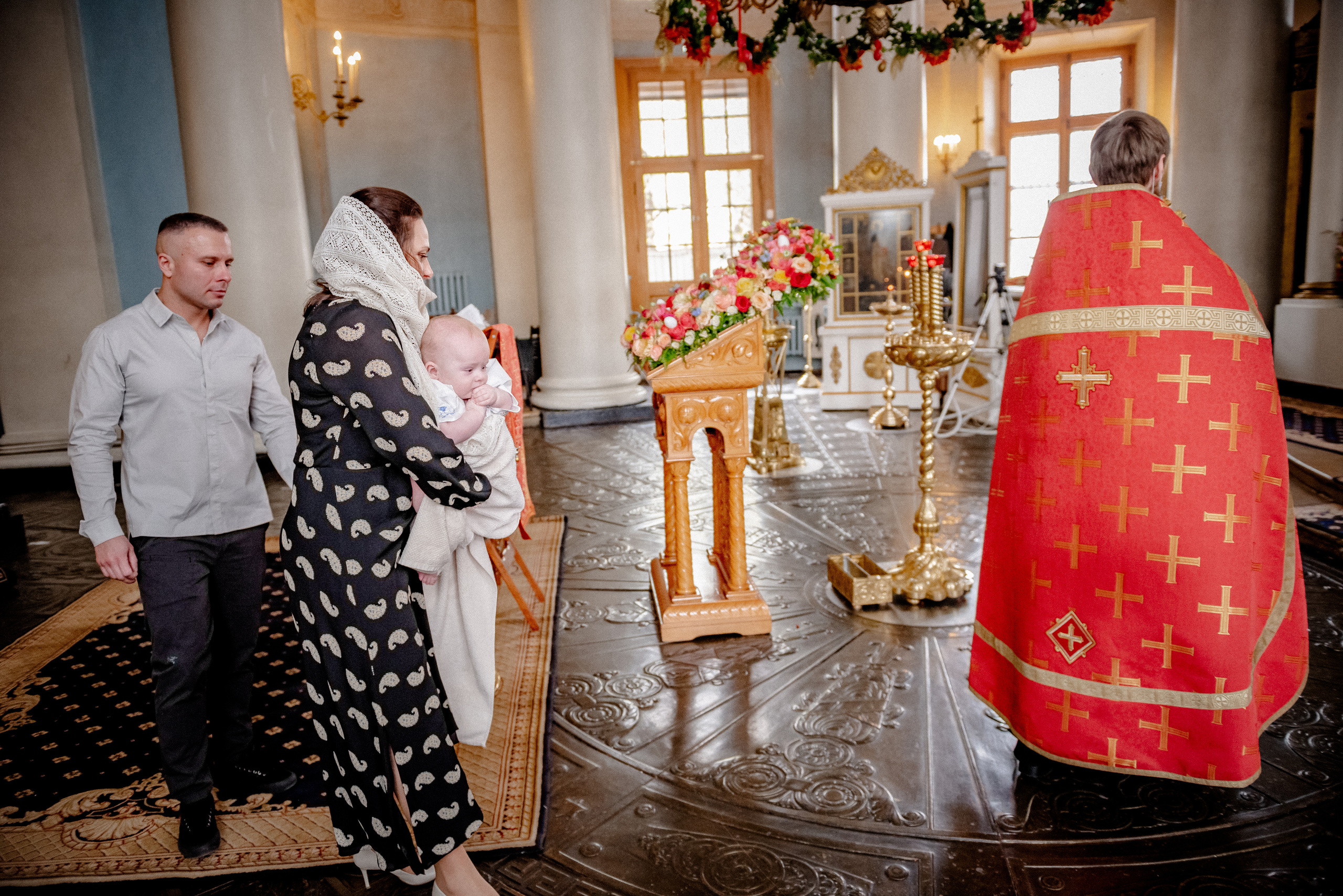 Крещение в Храме на Иконы Божей Матери Всех Скорбящих. Станислав Тюрин Фотограф Москва. Индивидуальные и семейные фотосессии;