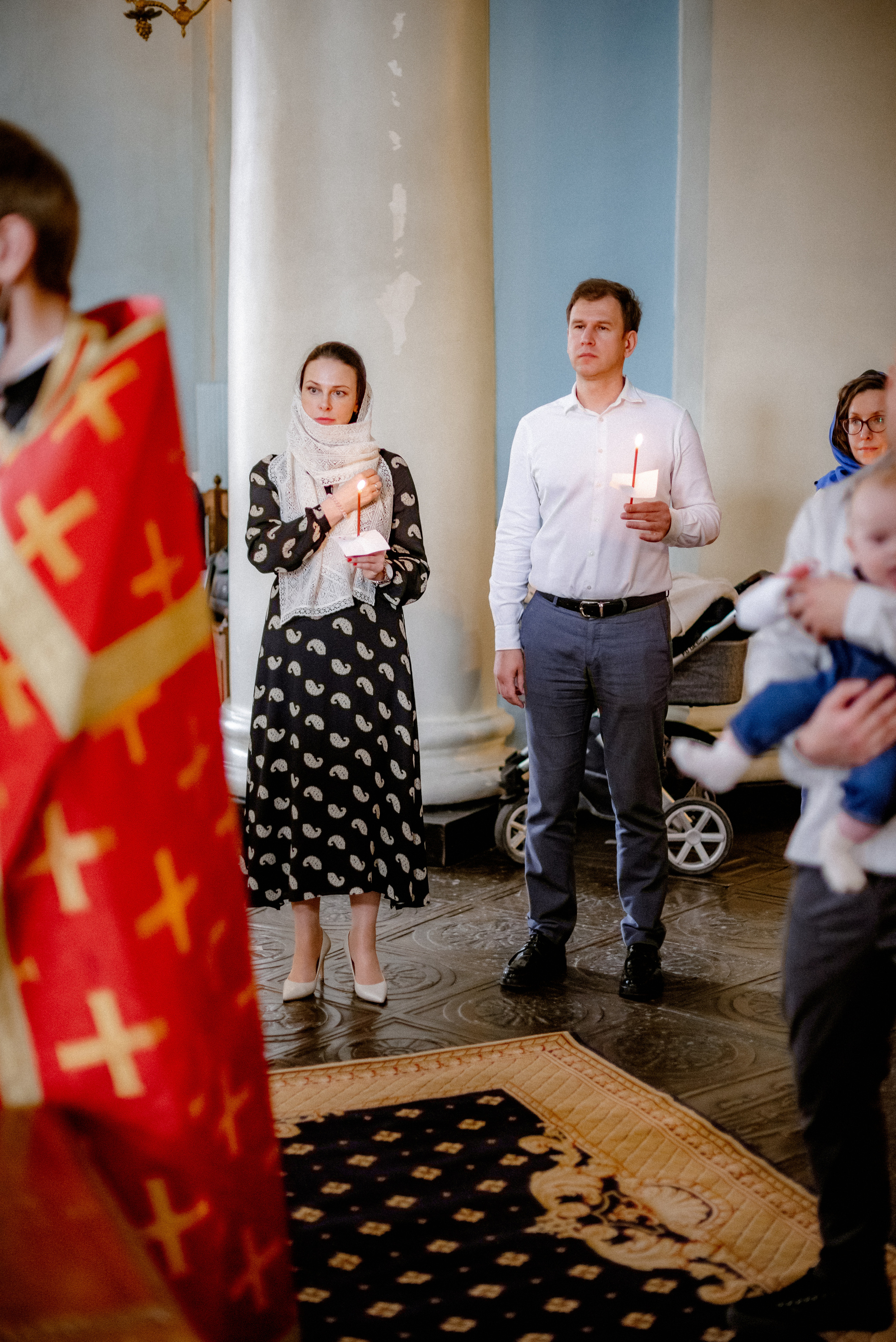 Крещение в Храме на Иконы Божей Матери Всех Скорбящих. Станислав Тюрин Фотограф Москва. Индивидуальные и семейные фотосессии;