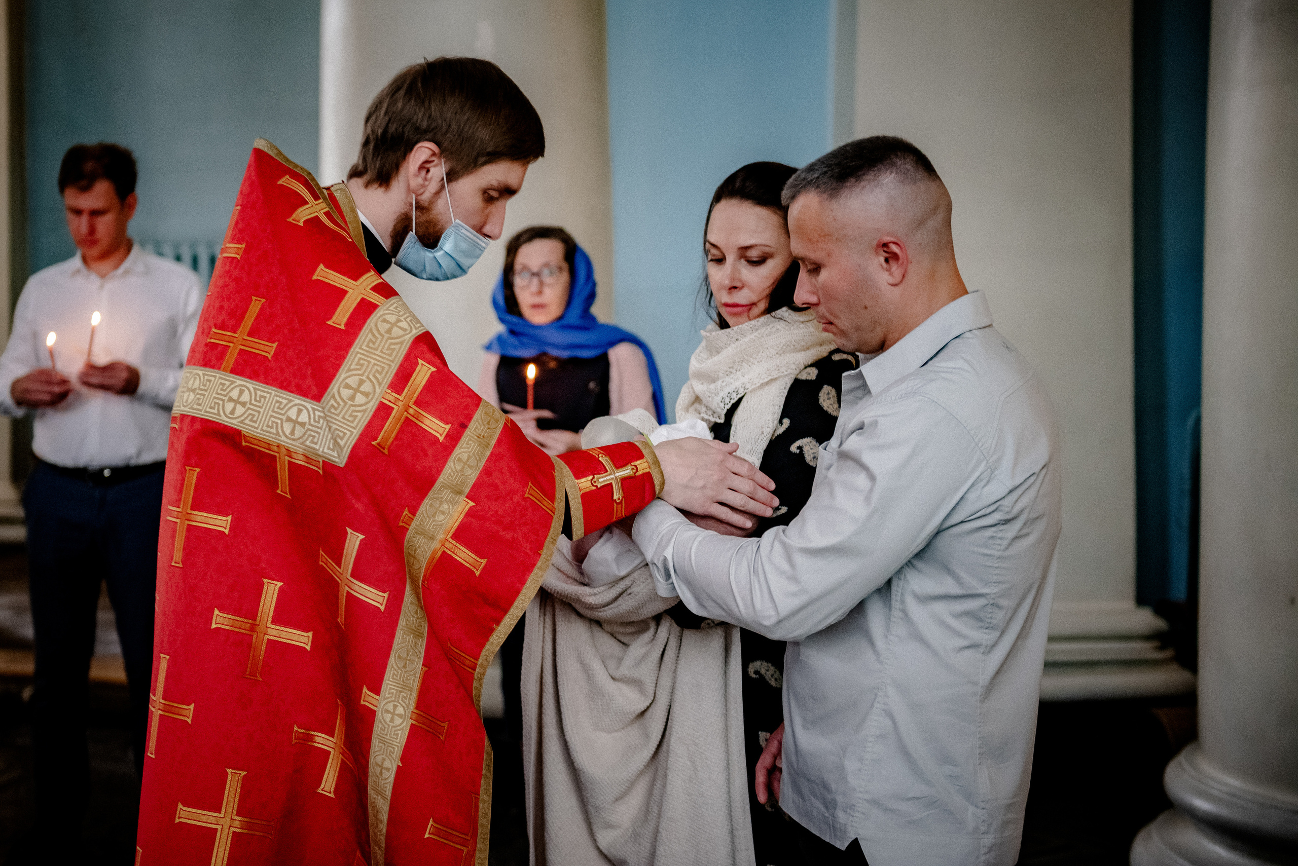 Крещение в Храме на Иконы Божей Матери Всех Скорбящих. Станислав Тюрин Фотограф Москва. Индивидуальные и семейные фотосессии;