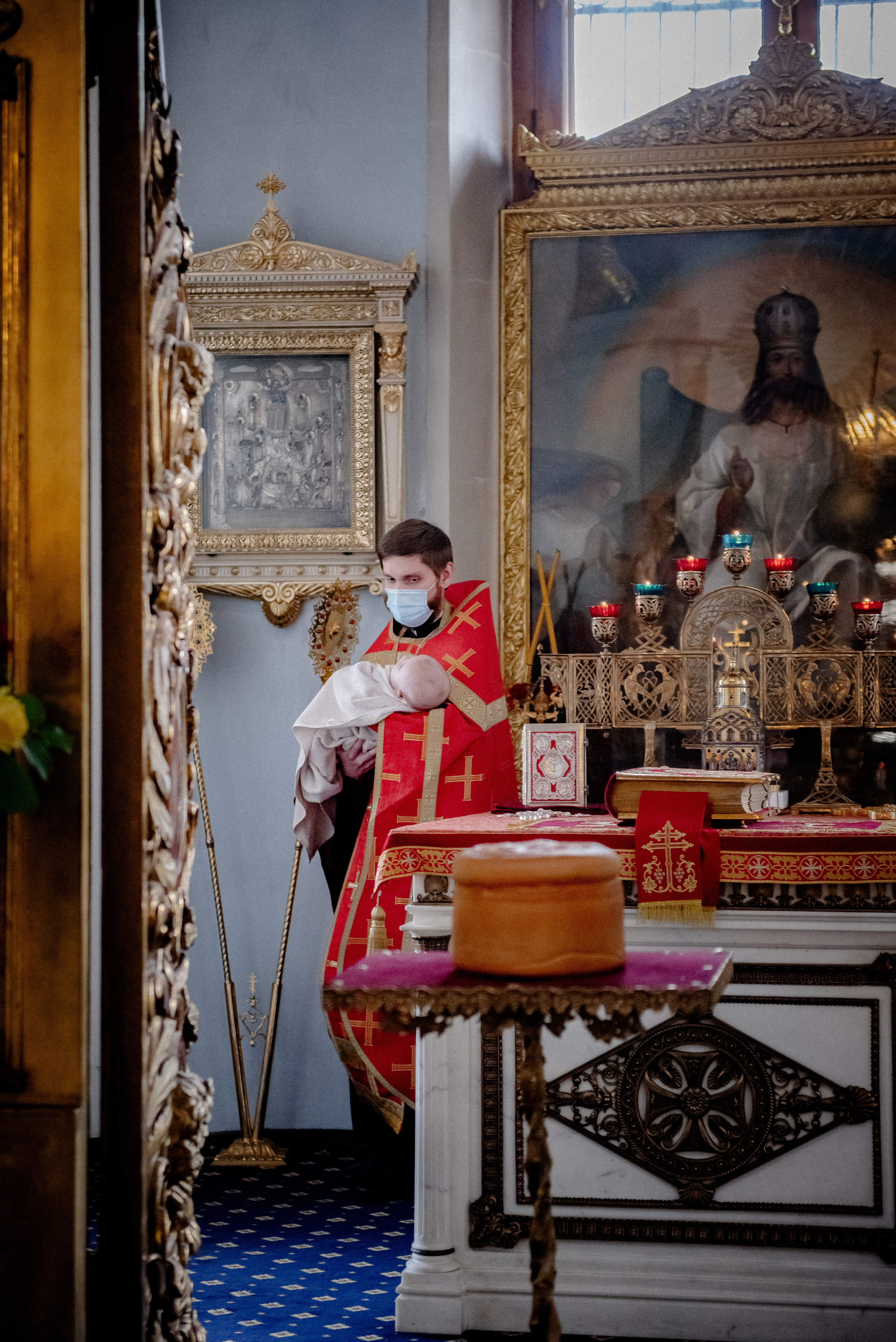 Крещение в Храме на Иконы Божей Матери Всех Скорбящих. Станислав Тюрин Фотограф Москва. Индивидуальные и семейные фотосессии;