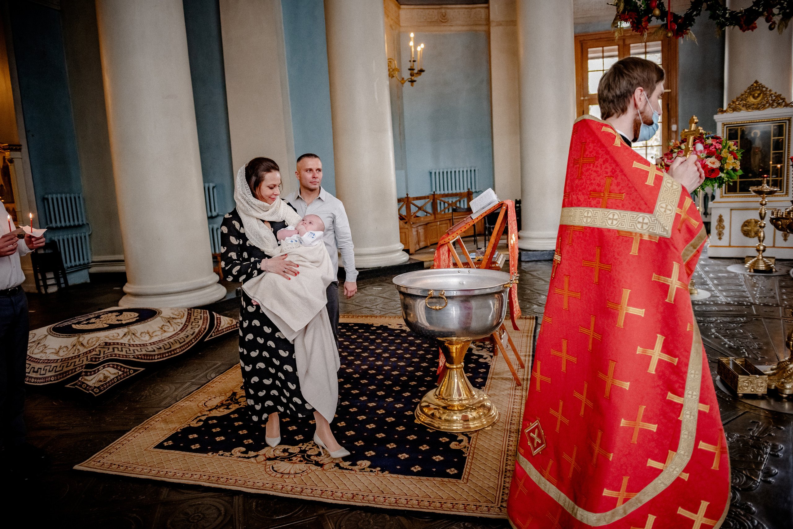 Крещение в Храме на Иконы Божей Матери Всех Скорбящих. Станислав Тюрин Фотограф Москва. Индивидуальные и семейные фотосессии;