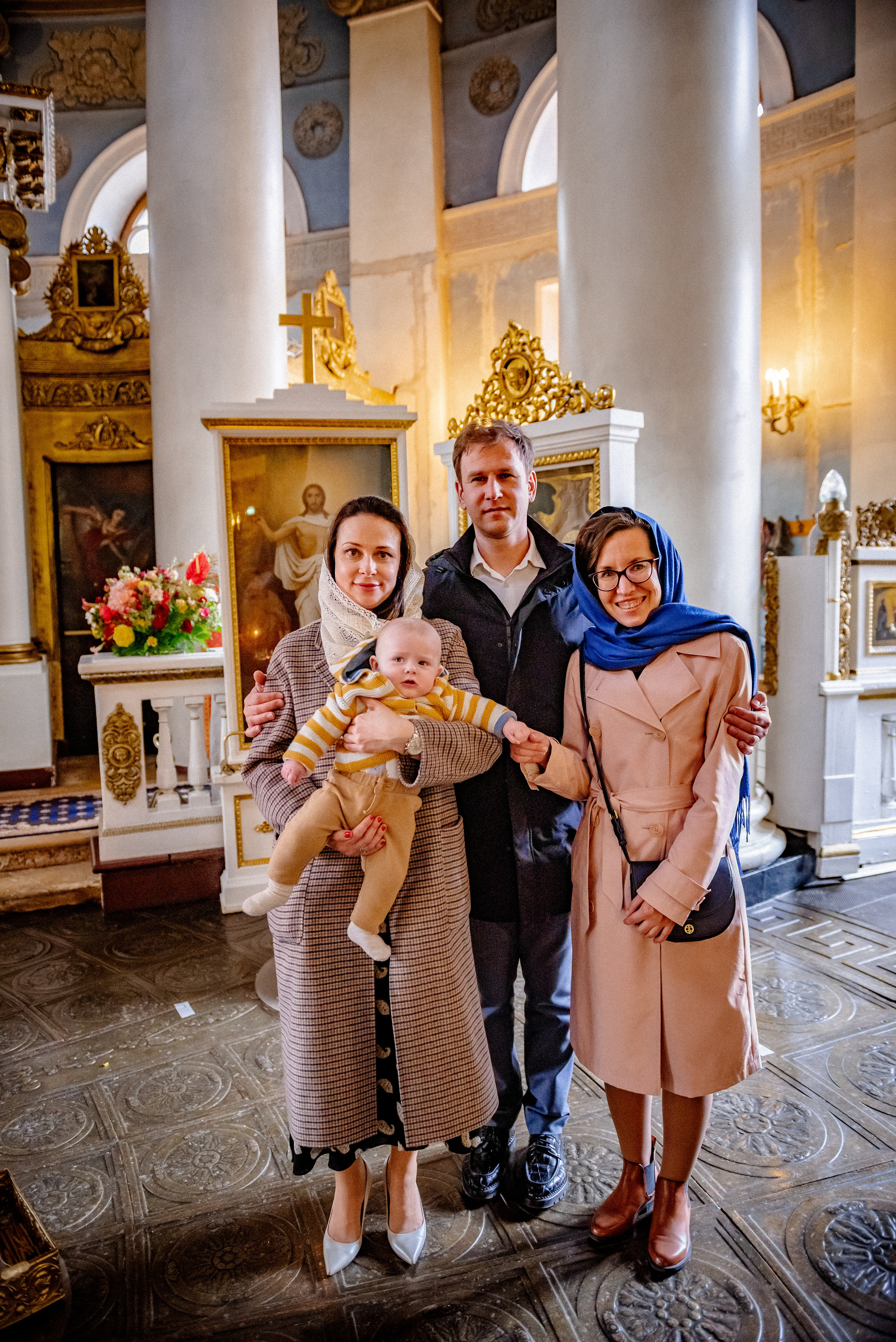 Крещение в Храме на Иконы Божей Матери Всех Скорбящих. Станислав Тюрин Фотограф Москва. Индивидуальные и семейные фотосессии;