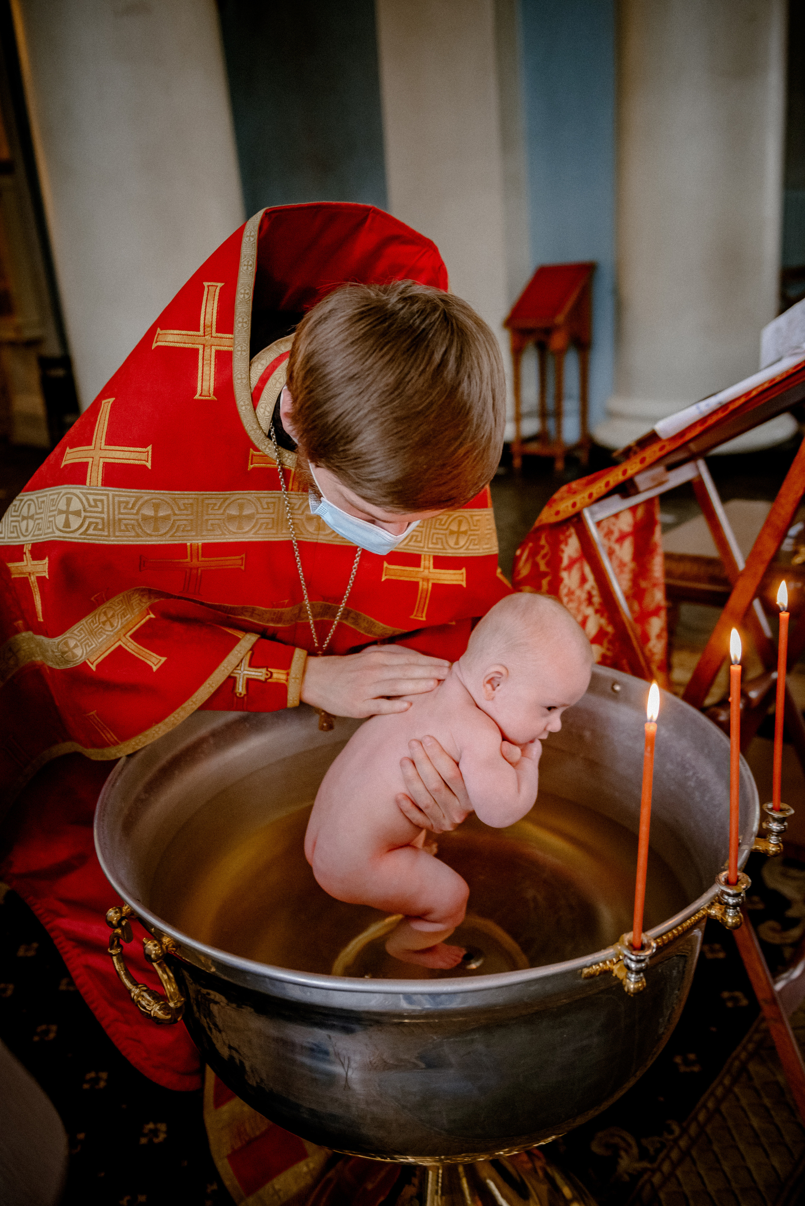 Крещение в Храме на Иконы Божей Матери Всех Скорбящих. Станислав Тюрин Фотограф Москва. Индивидуальные и семейные фотосессии;