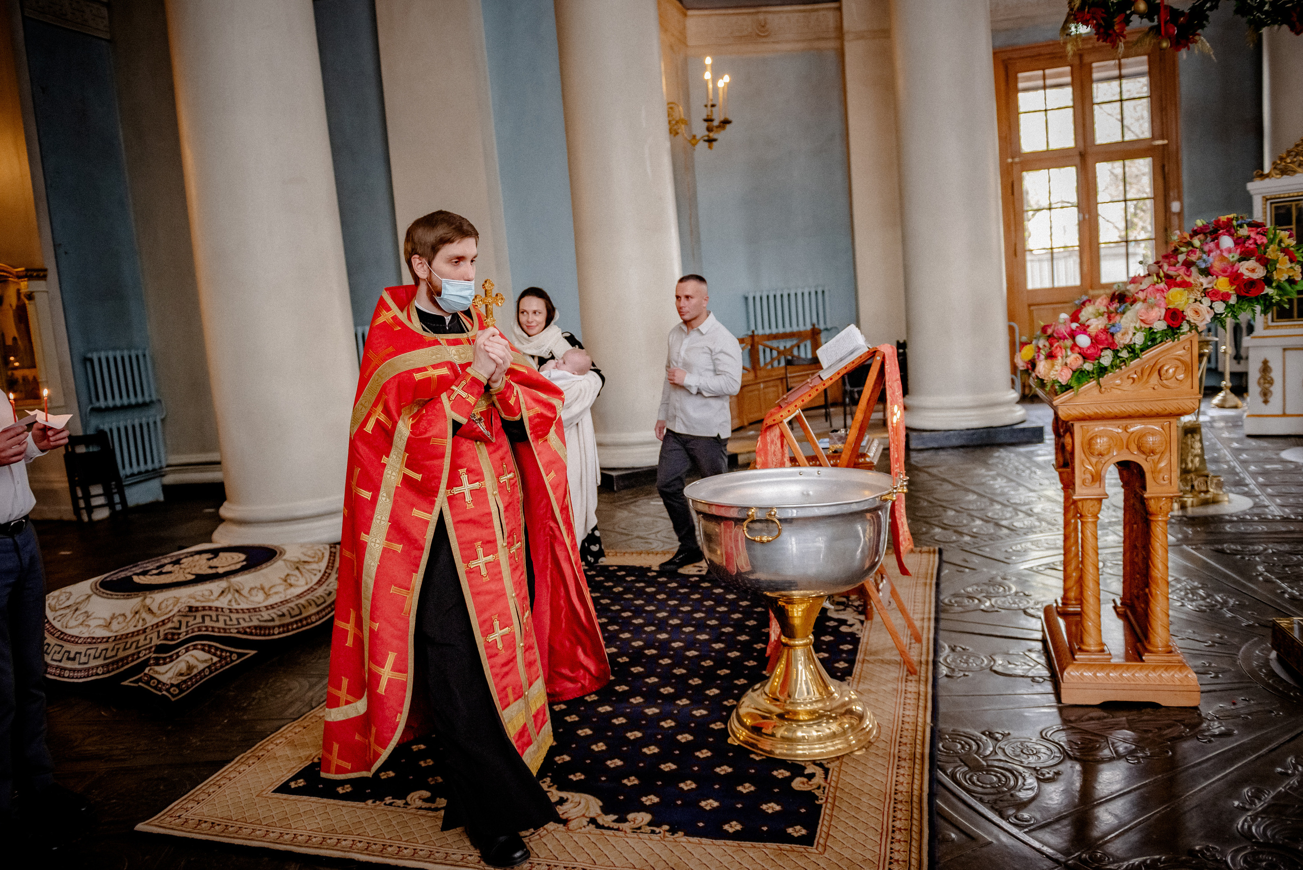 Крещение в Храме на Иконы Божей Матери Всех Скорбящих. Станислав Тюрин Фотограф Москва. Индивидуальные и семейные фотосессии;