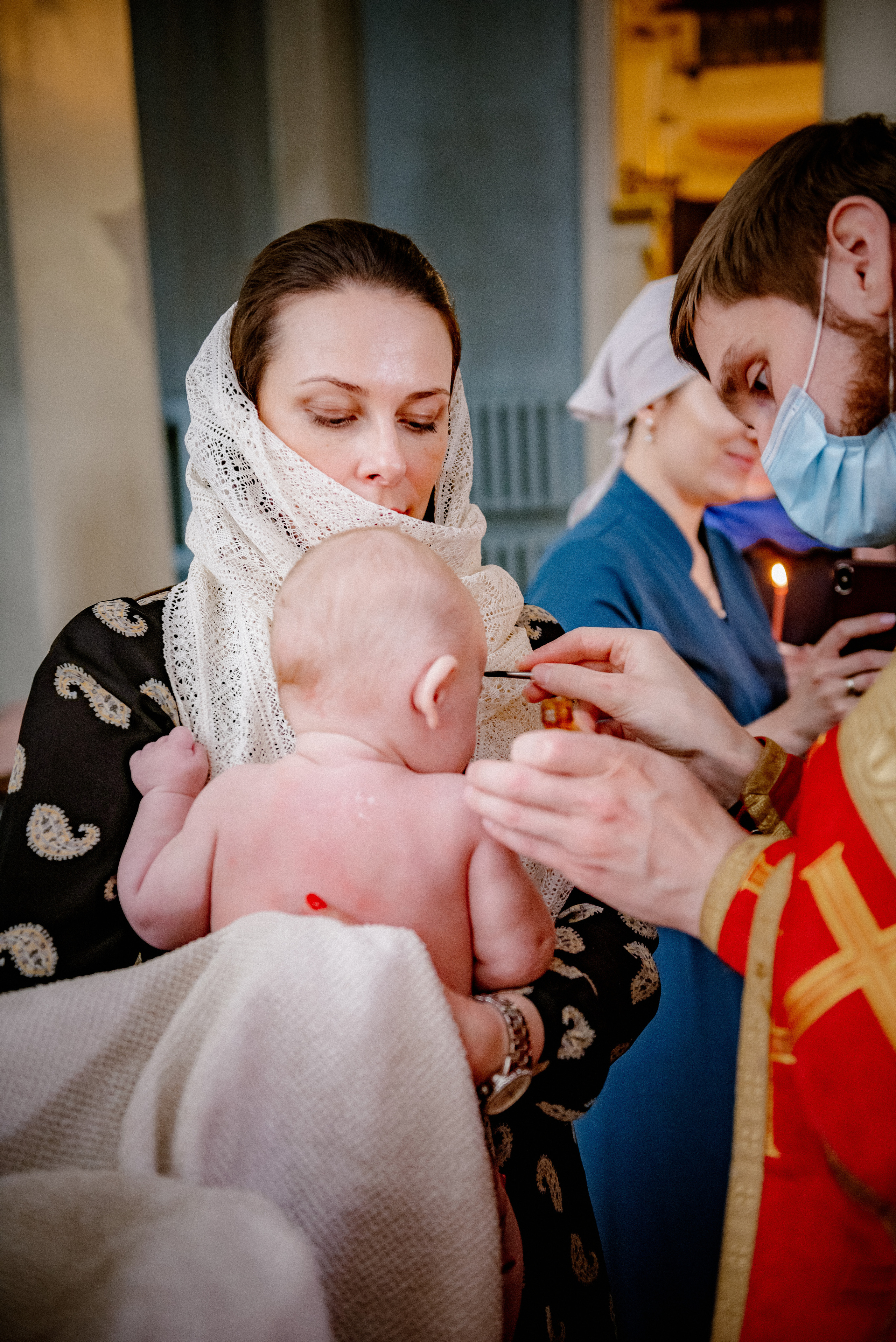 Крещение в Храме на Иконы Божей Матери Всех Скорбящих. Станислав Тюрин Фотограф Москва. Индивидуальные и семейные фотосессии;