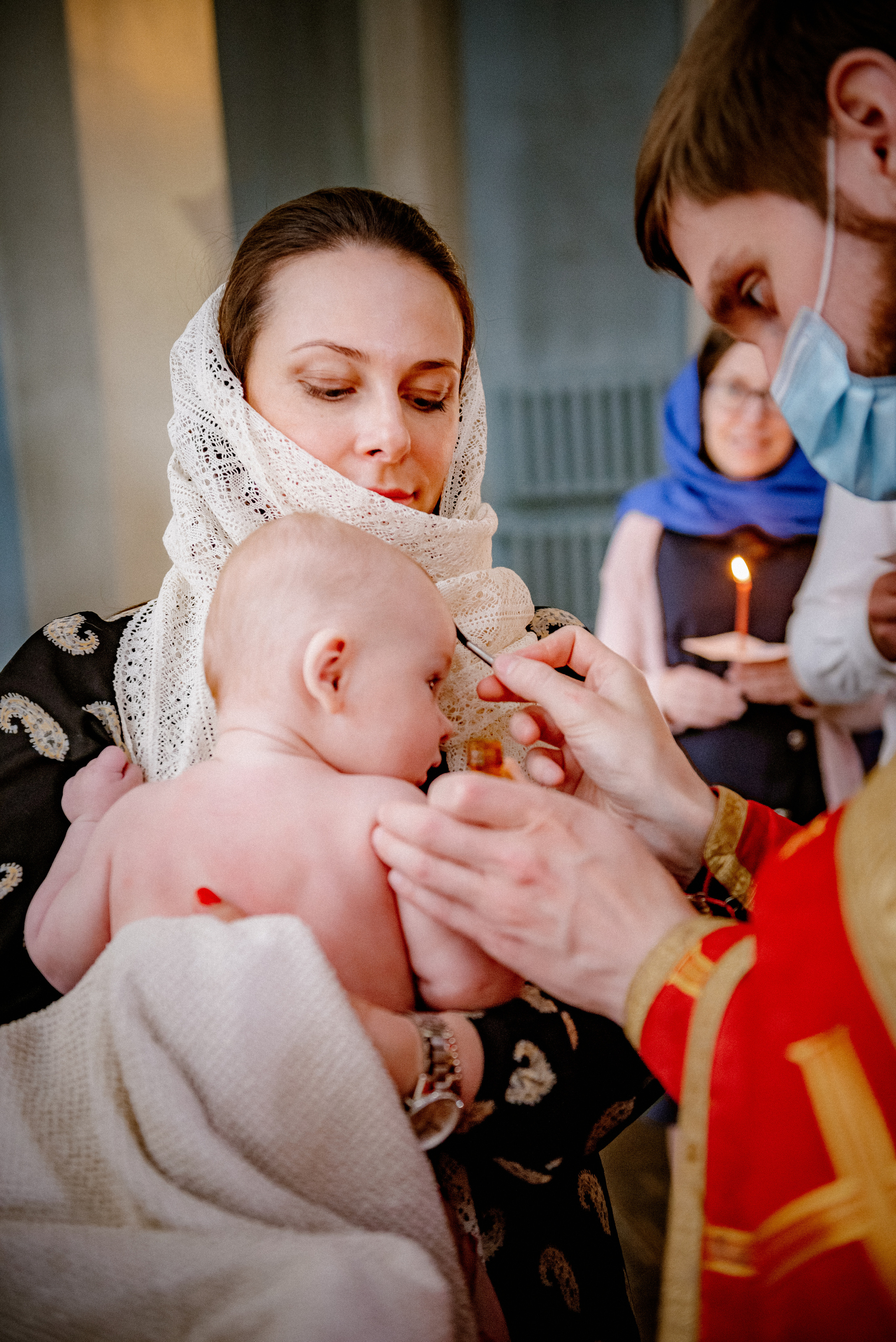 Крещение в Храме на Иконы Божей Матери Всех Скорбящих. Станислав Тюрин Фотограф Москва. Индивидуальные и семейные фотосессии;