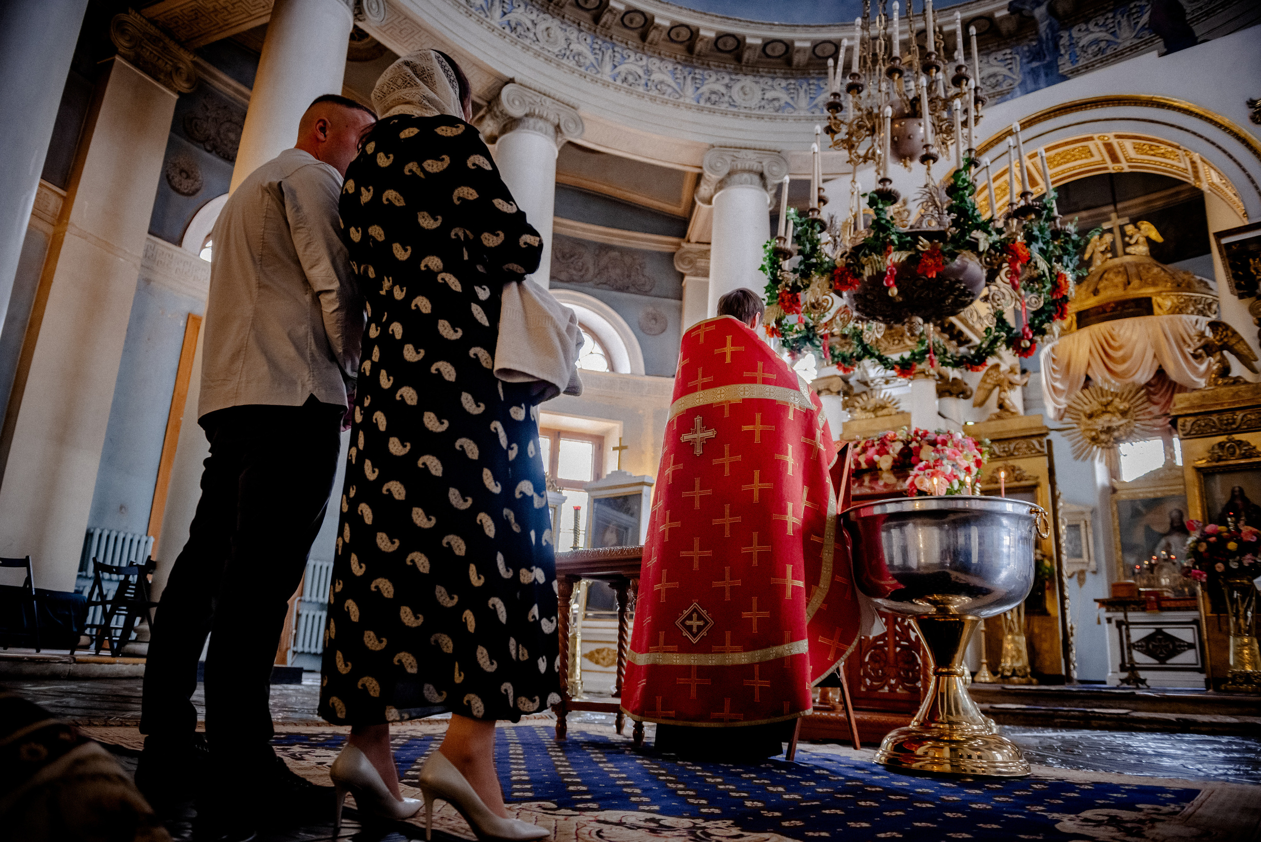 Крещение в Храме на Иконы Божей Матери Всех Скорбящих. Станислав Тюрин Фотограф Москва. Индивидуальные и семейные фотосессии;