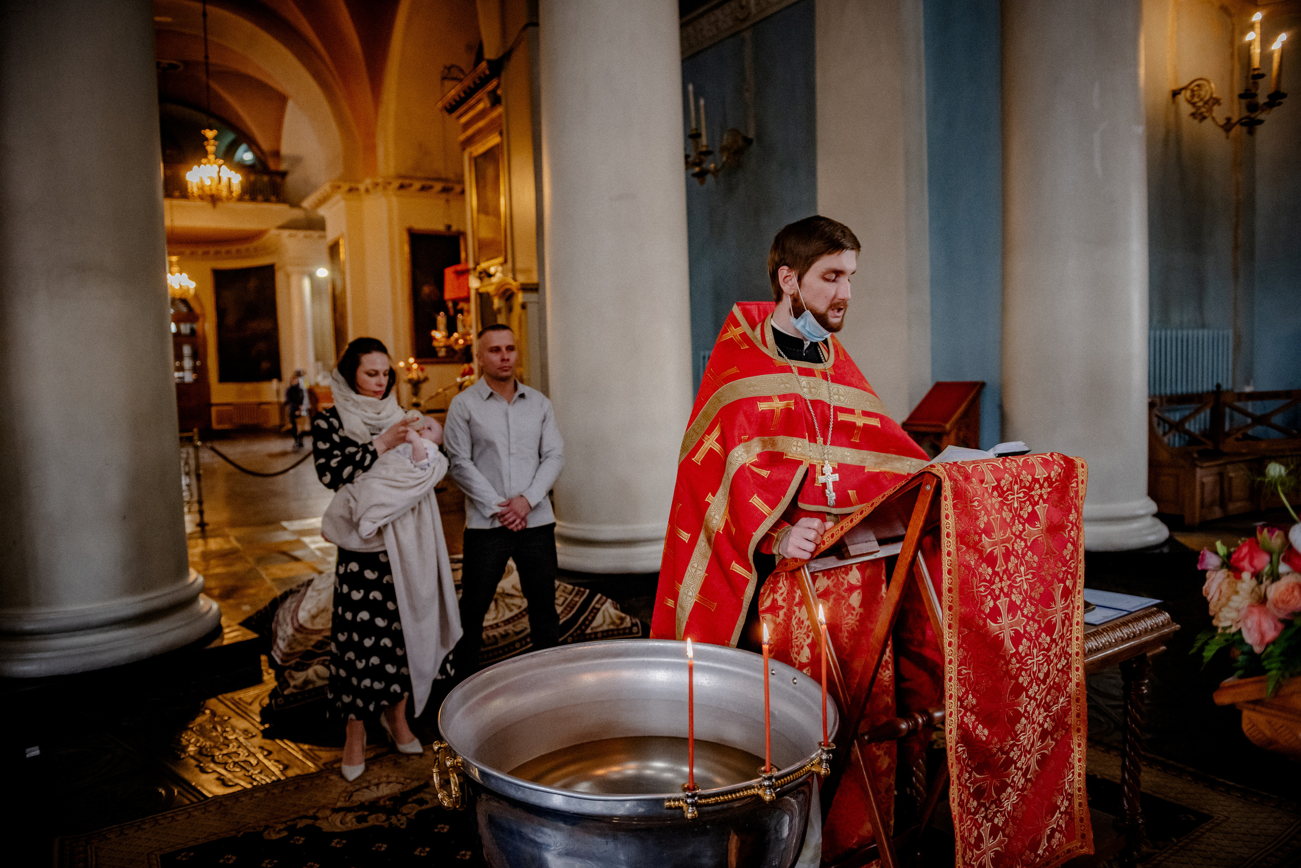 Крещение в Храме на Иконы Божей Матери Всех Скорбящих. Станислав Тюрин Фотограф Москва. Индивидуальные и семейные фотосессии;