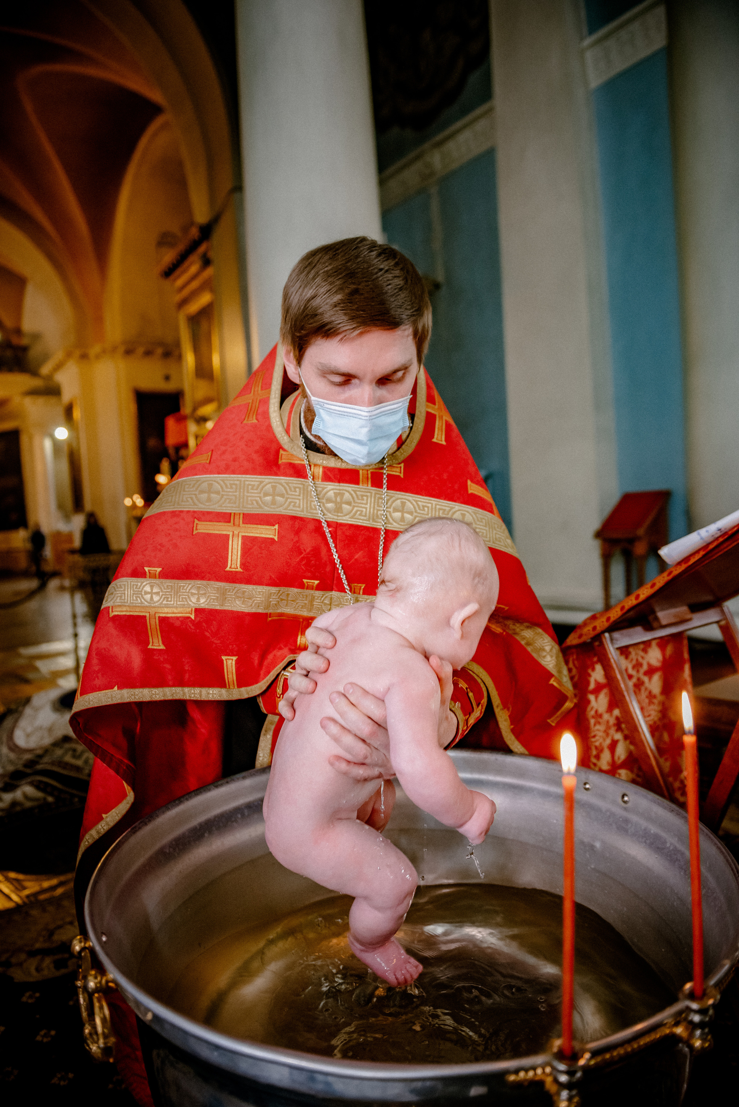 Крещение в Храме на Иконы Божей Матери Всех Скорбящих. Станислав Тюрин Фотограф Москва. Индивидуальные и семейные фотосессии;