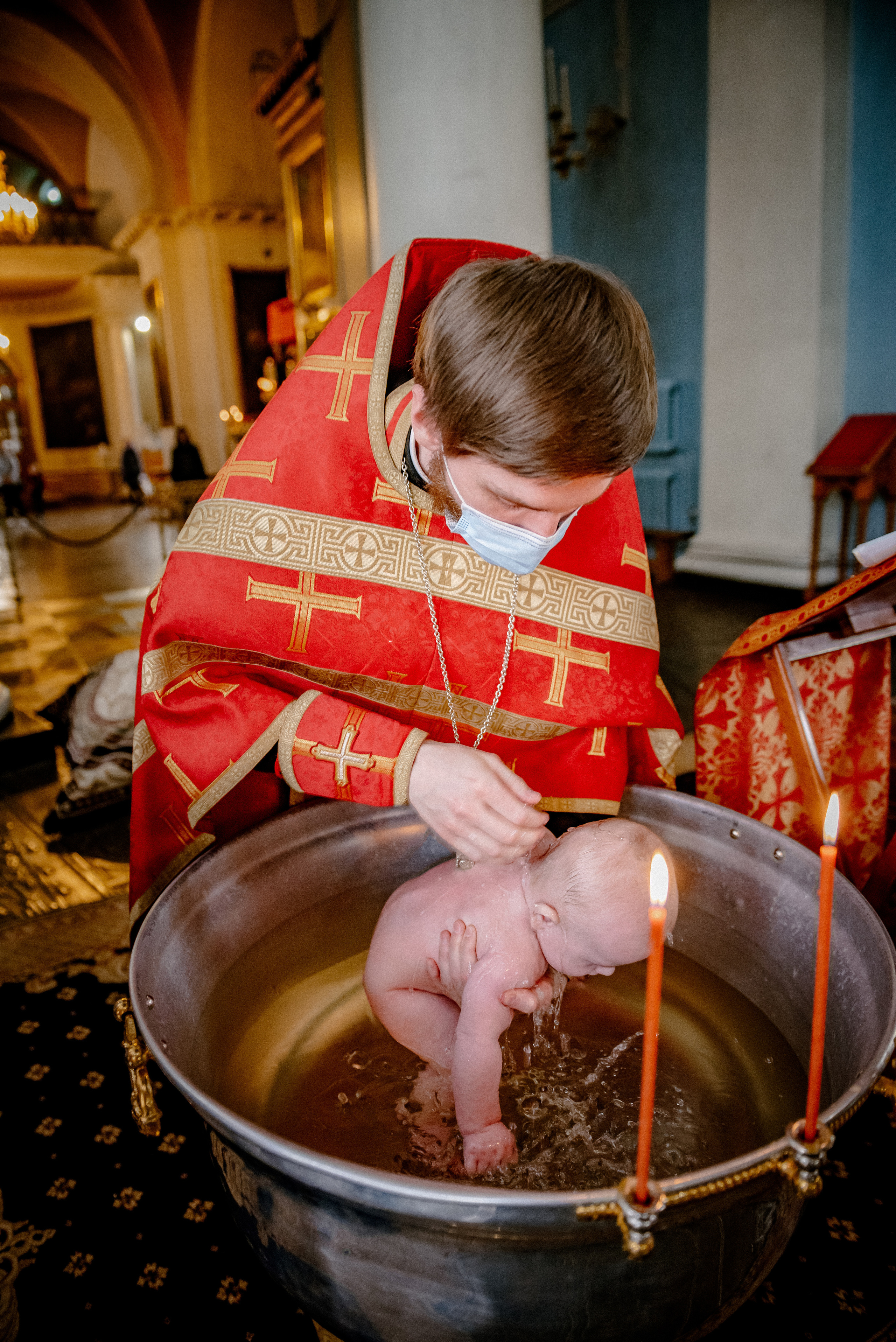 Крещение в Храме на Иконы Божей Матери Всех Скорбящих. Станислав Тюрин Фотограф Москва. Индивидуальные и семейные фотосессии;