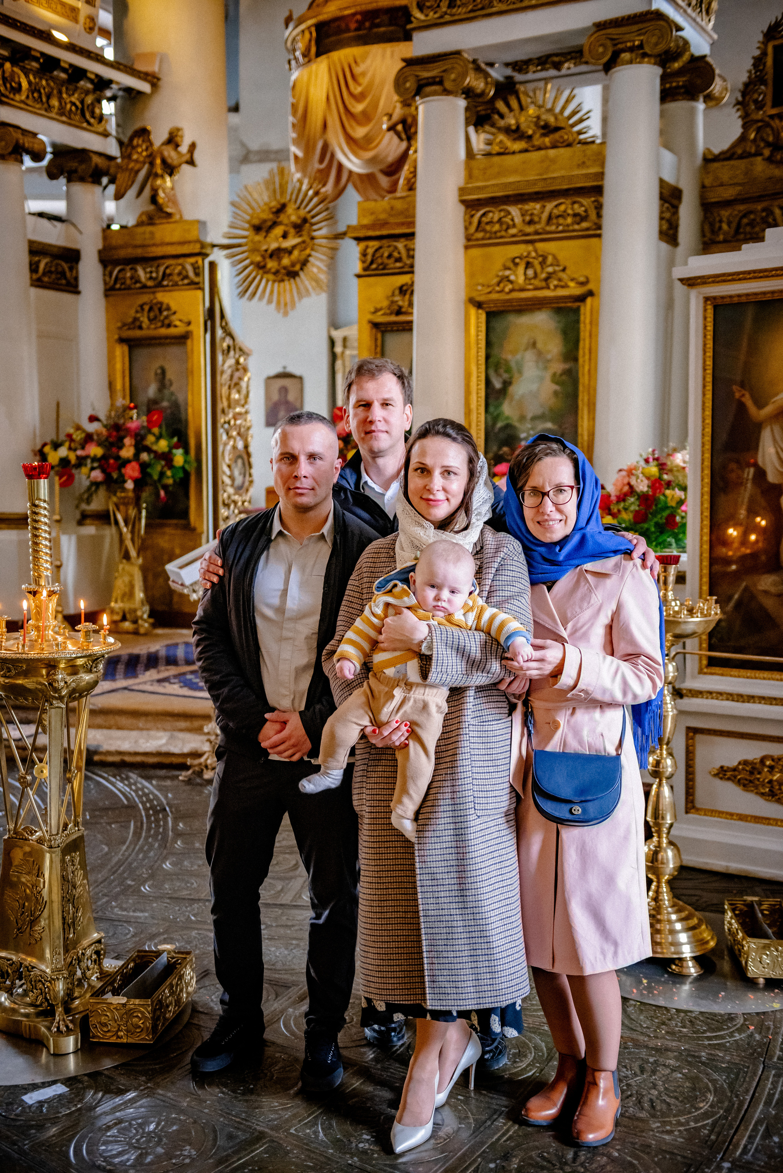 Крещение в Храме на Иконы Божей Матери Всех Скорбящих. Станислав Тюрин Фотограф Москва. Индивидуальные и семейные фотосессии;