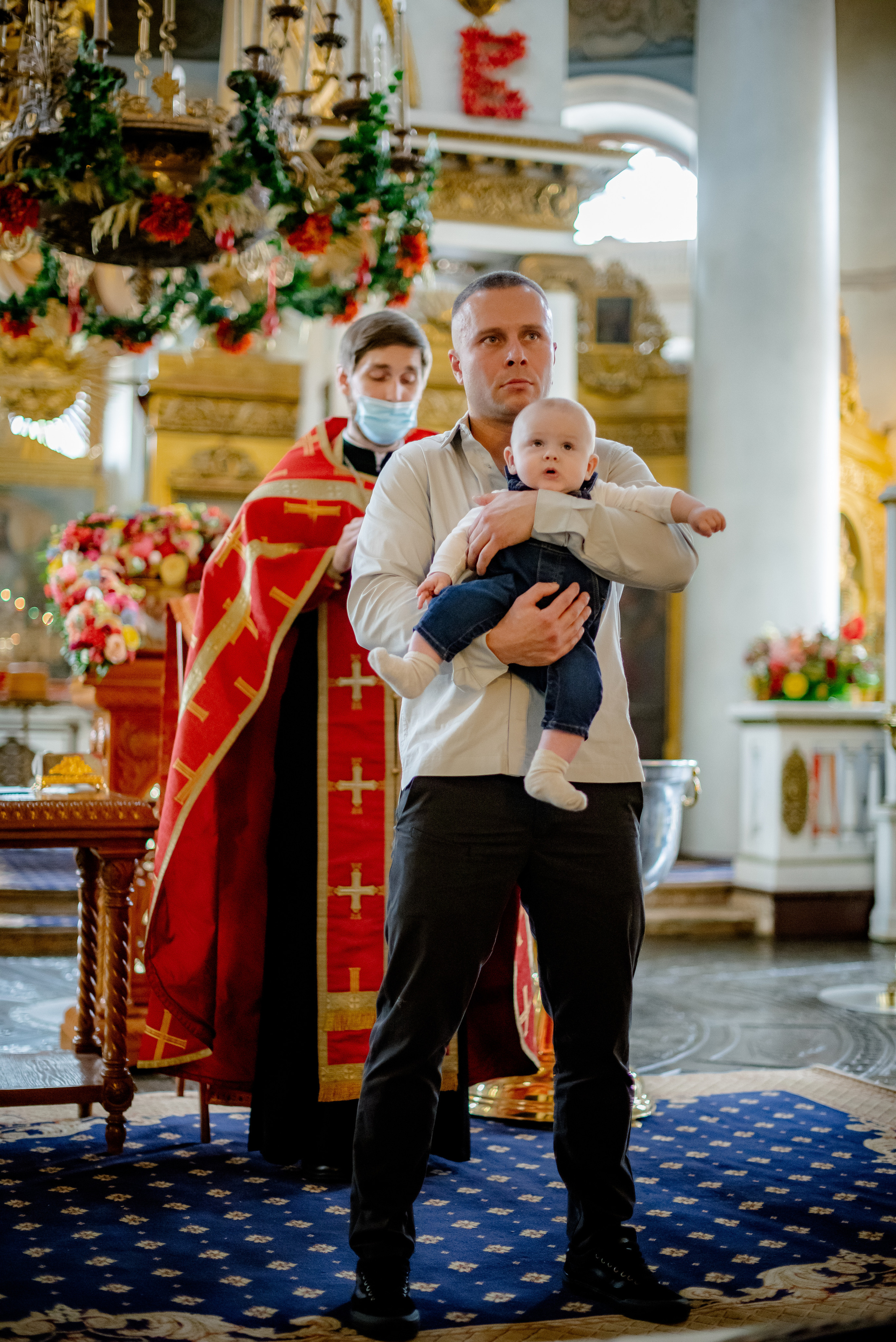 Крещение в Храме на Иконы Божей Матери Всех Скорбящих. Станислав Тюрин Фотограф Москва. Индивидуальные и семейные фотосессии;