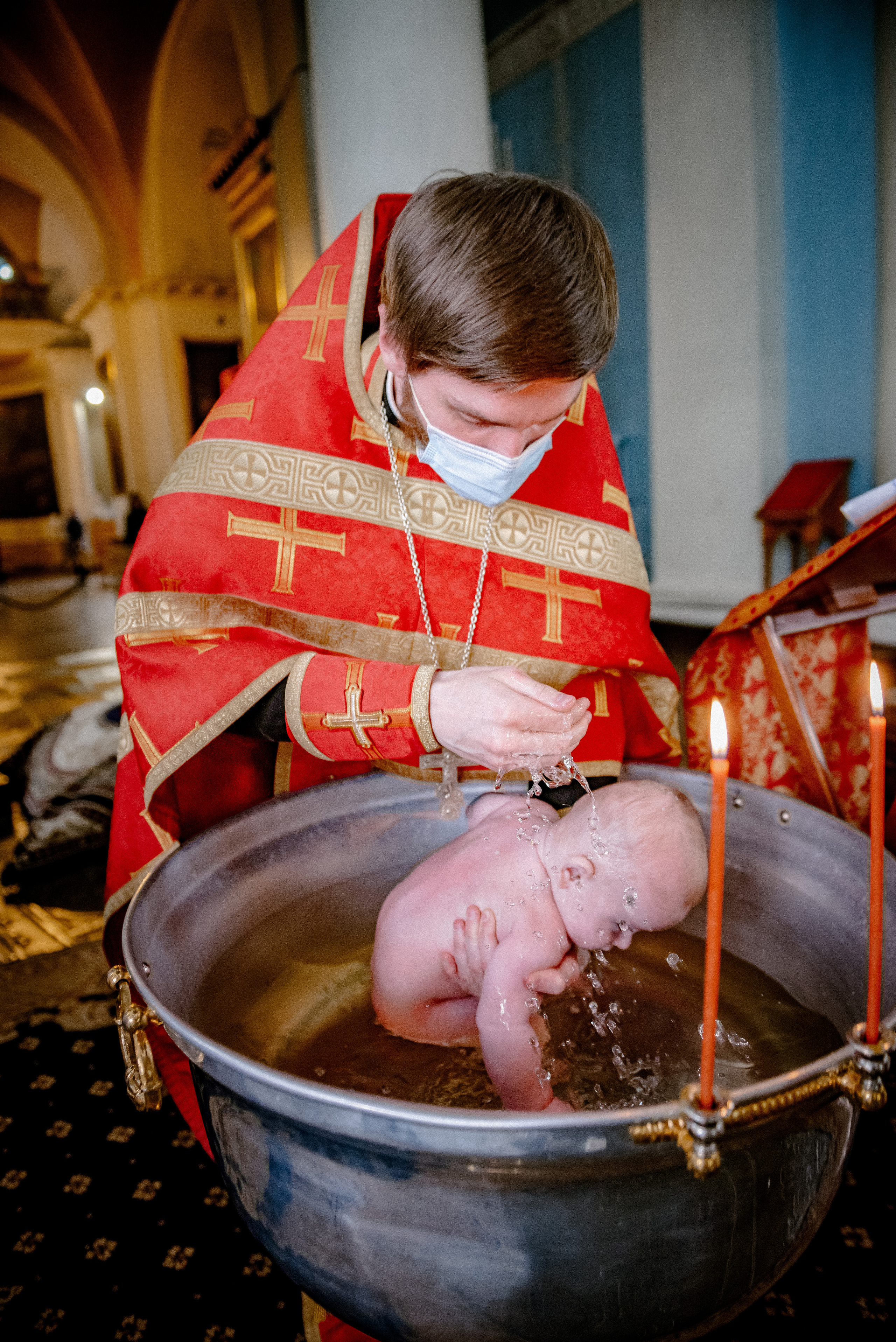 Крещение в Храме на Иконы Божей Матери Всех Скорбящих. Станислав Тюрин Фотограф Москва. Индивидуальные и семейные фотосессии;