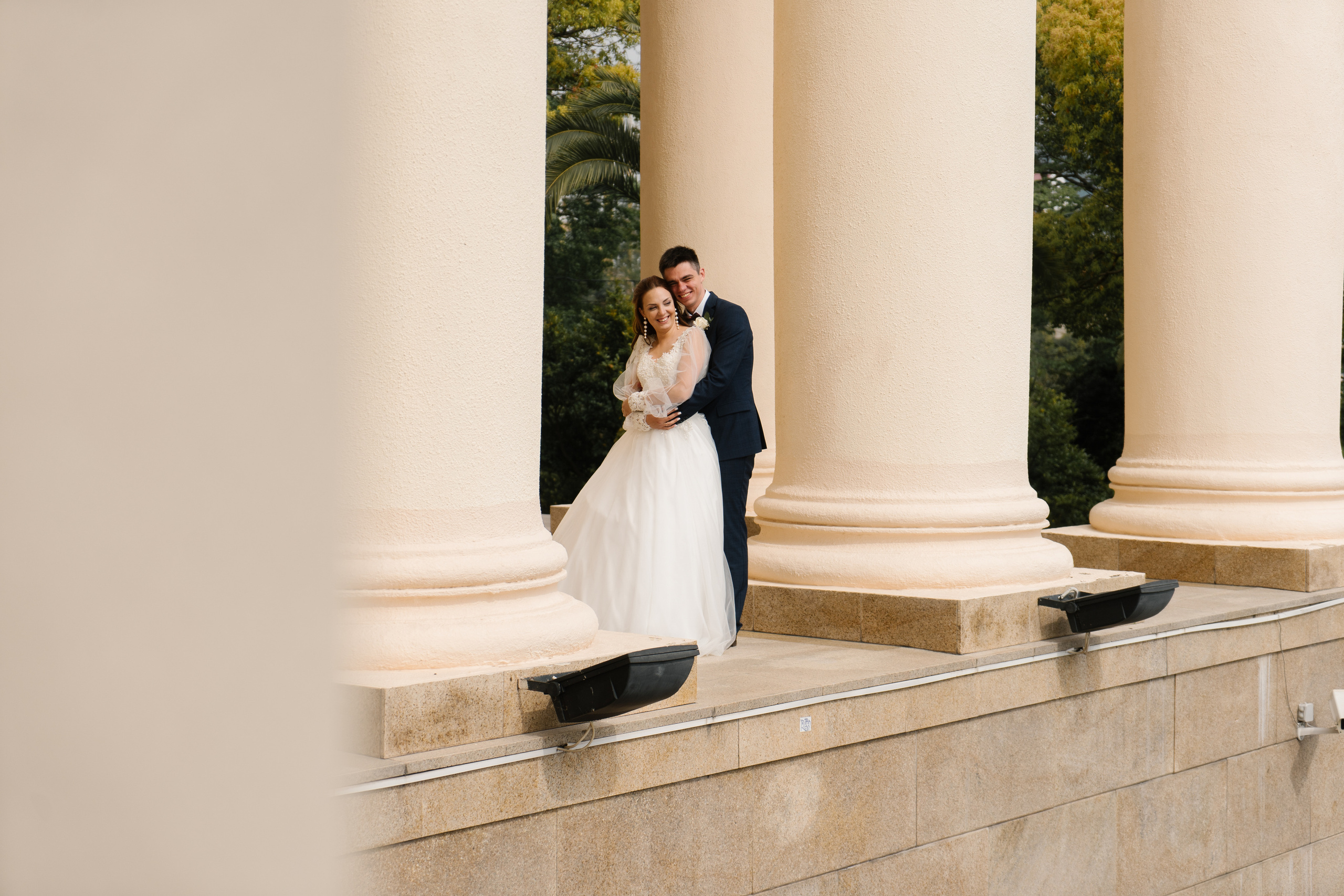 Свадебный день Тимура и Валерии в центре Сочи. Фотограф в Сочи Тиунова Маргарита и Тиунов Евгений