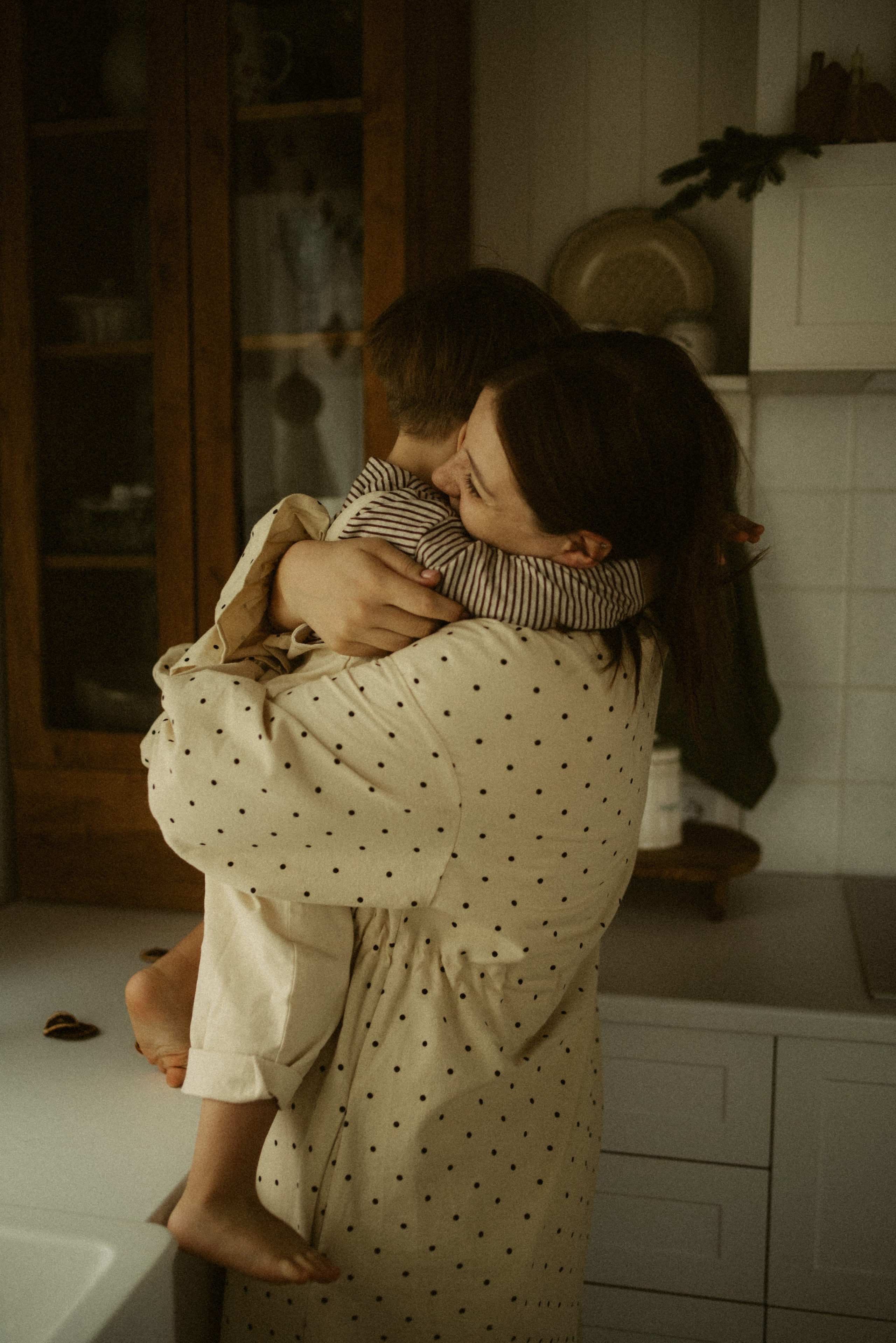 Семейная новогодняя фотосессия дома. Семейный фотограф в Краснодаре