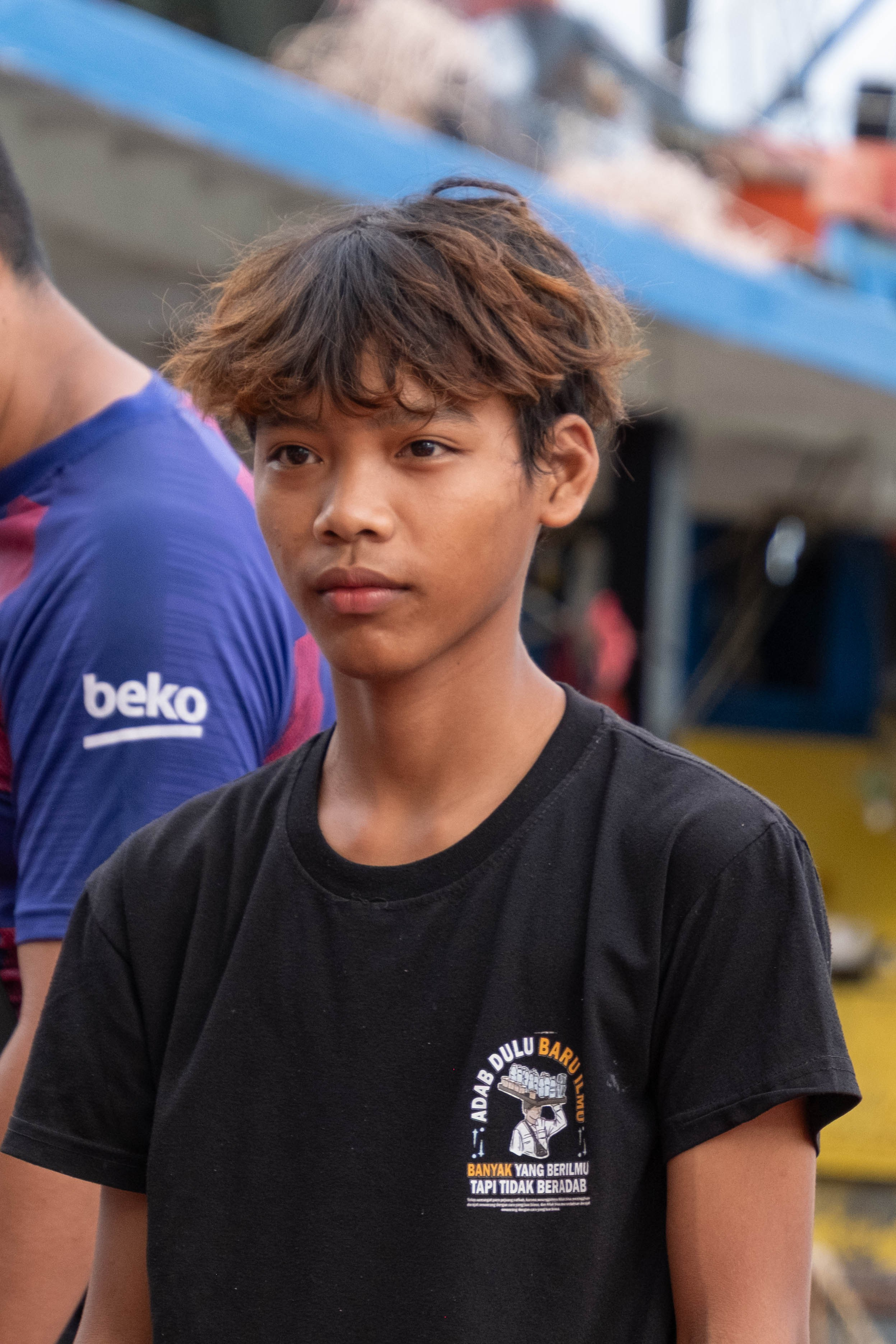 О. Борнео, г. Сандакан. Порт и рынок. Фотографии из путешествий