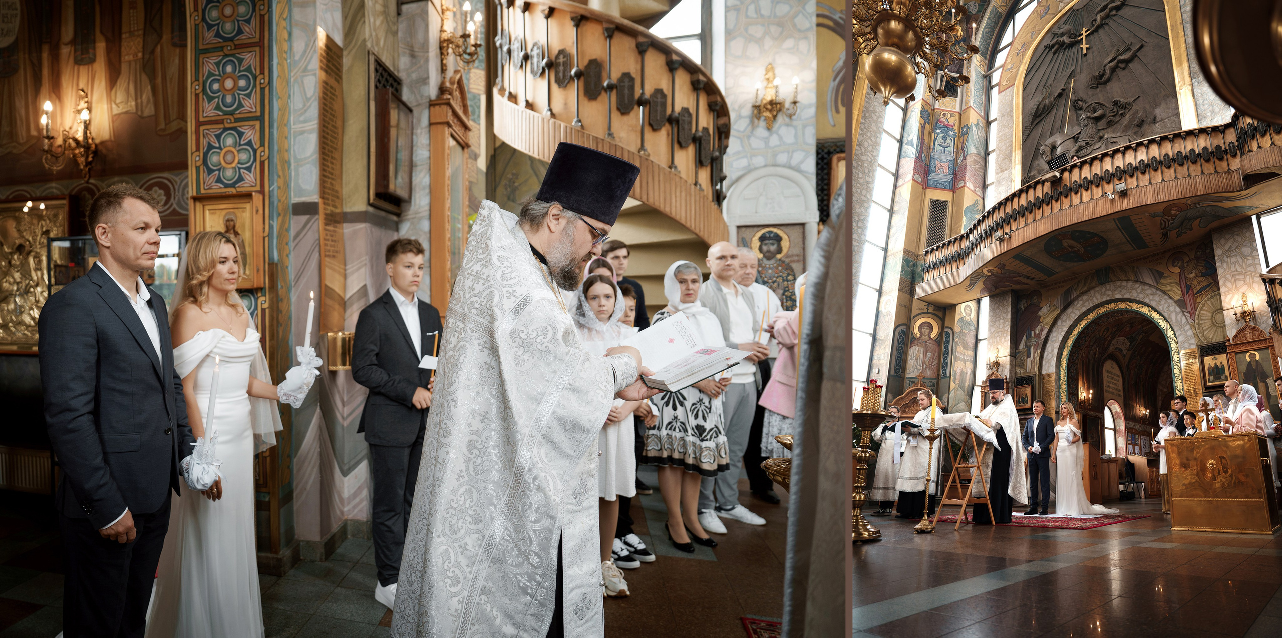 Храм Святого Великомученика Георгия Победоносца на Поклонной Горе, венчание 