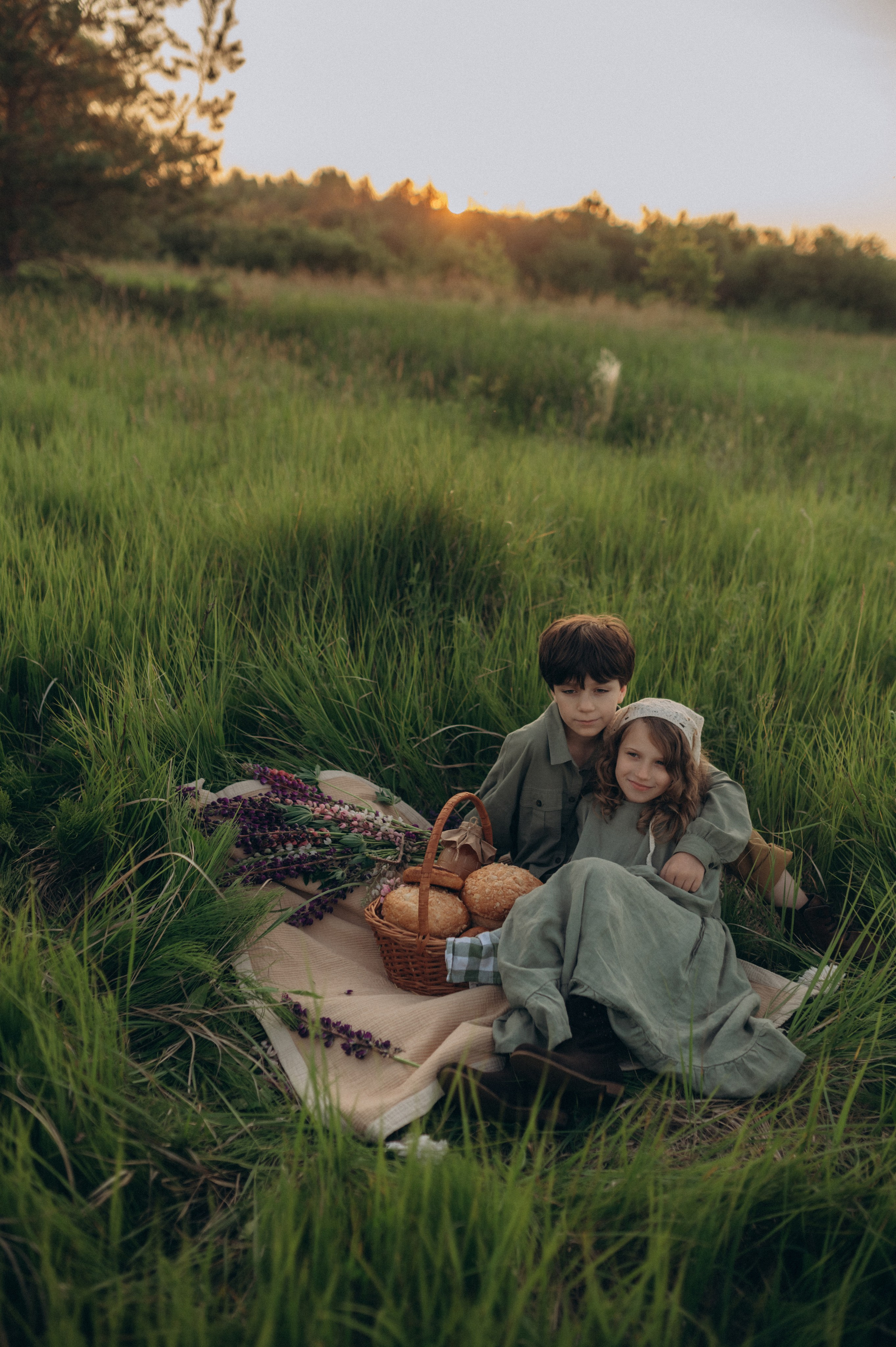 Соня и Захар — первая любовь и воздушный змей. Фотограф Мария Стрелкова