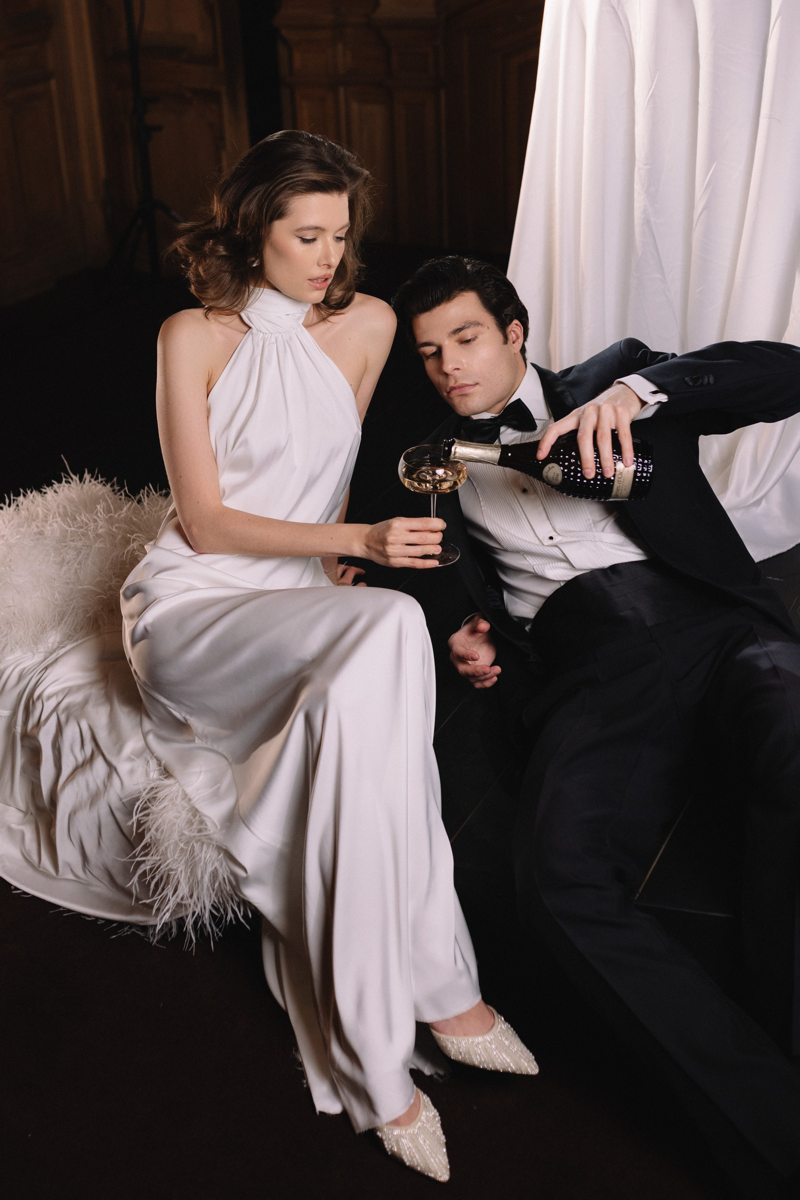 Свадебная фотосессия в Новом Театре в Москве. Фотограф и видеограф в Мурманске, Москве Екатерина Нечаева