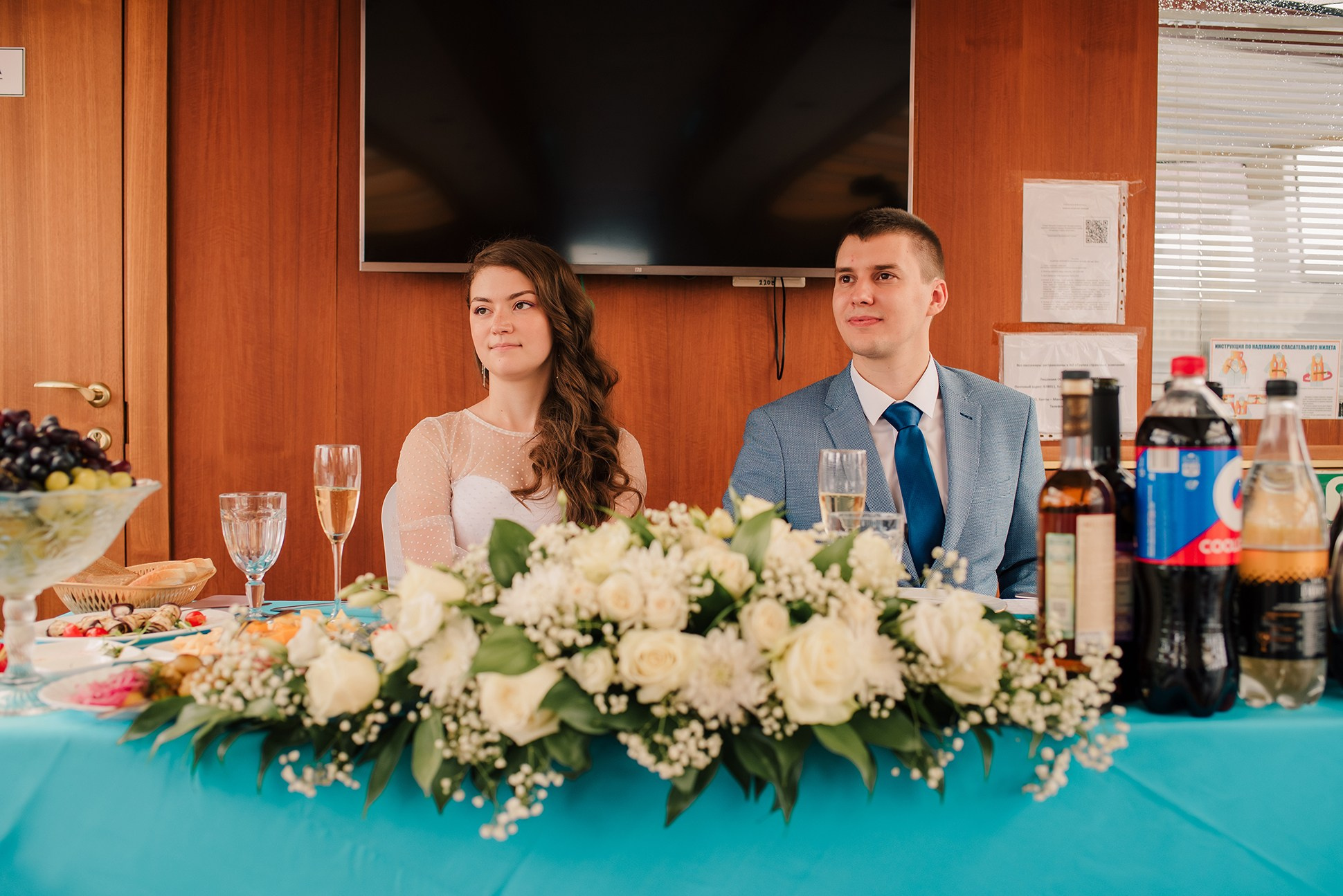 Юля и Андрей. Банкет на воде. Семейный и Свадебный фотограф. Санкт-Петербург. Пушкин