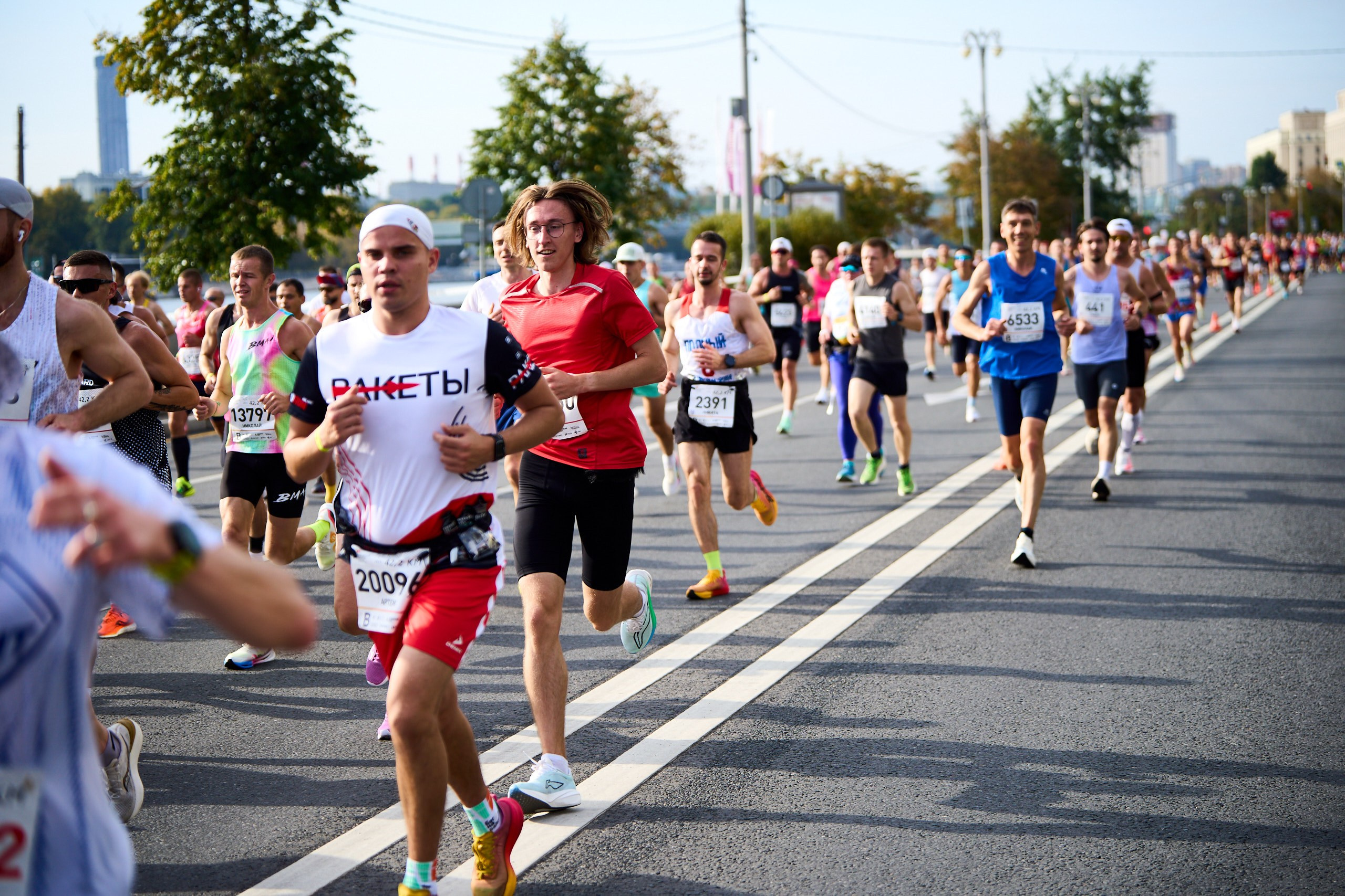 Московский марафон 2025. Спортивный фотограф Александр Бармин